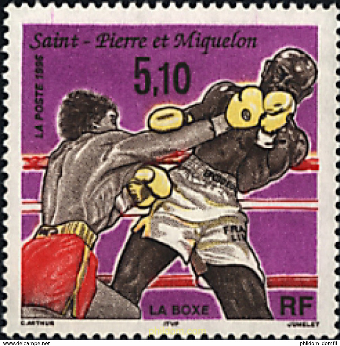 75504 MNH SAN PEDRO Y MIQUELON 1996 BOXEO - Used Stamps