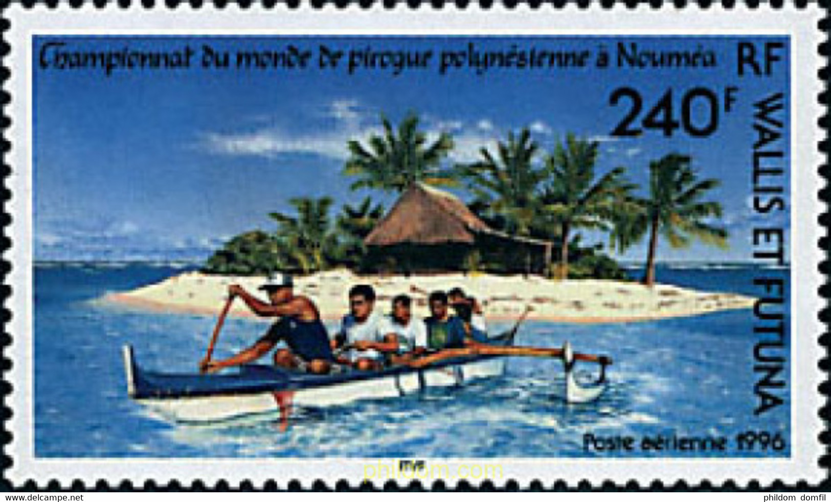 36753 MNH WALLIS Y FUTUNA 1996 CAMPEONATO MUNDIAL DE PIRAGÜISMO - Gebraucht