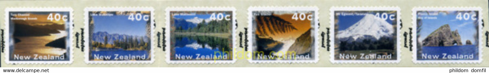 349421 MNH NUEVA ZELANDA 1996 SERIE BASICA. PAISAJES - Abarten Und Kuriositäten