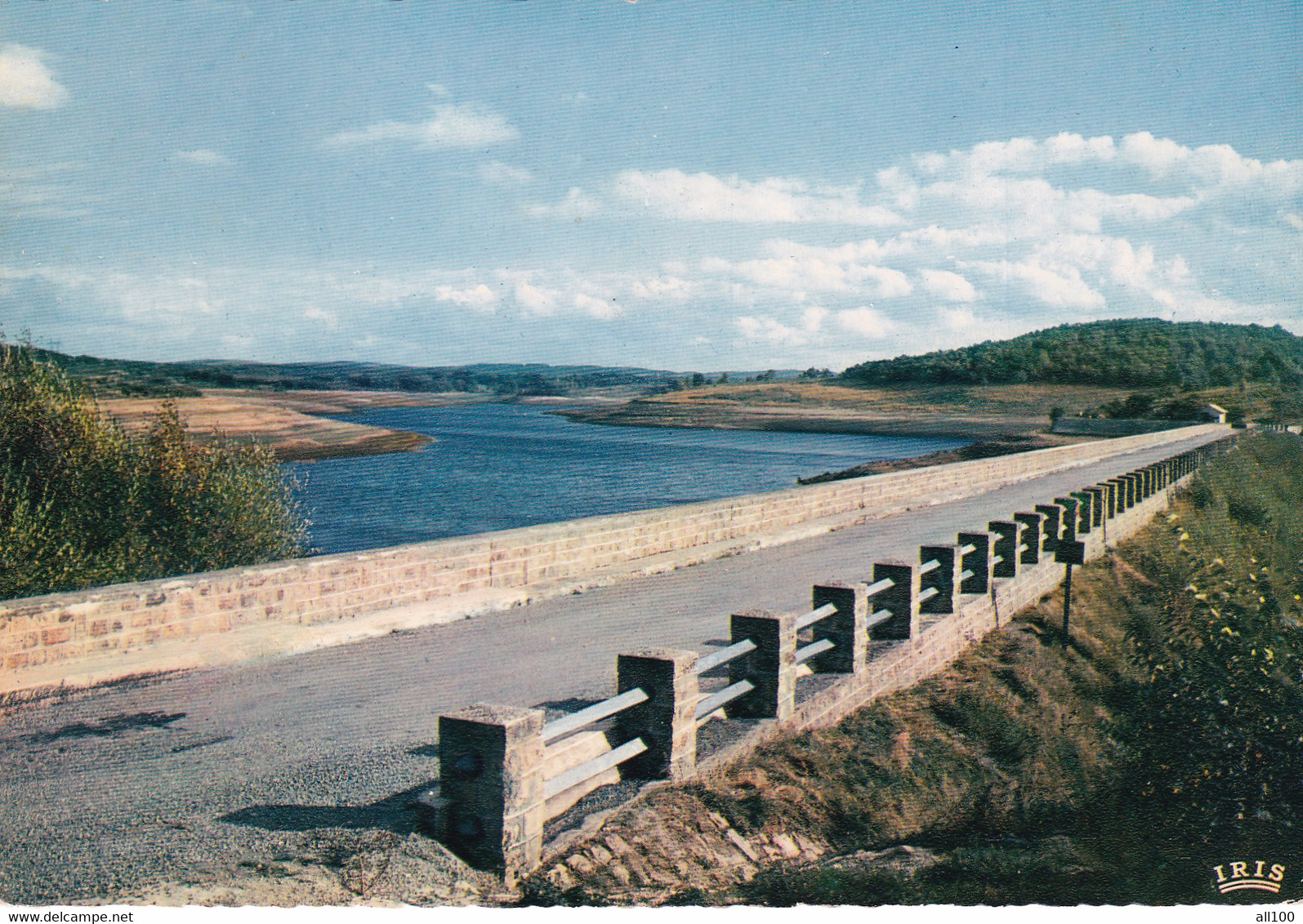 A21351 - ROYERE Entre Peyrat Le Chateau Le Barrage De Lavaud Gelade Creuse France Post Card Used Stamp Republique F - Royere