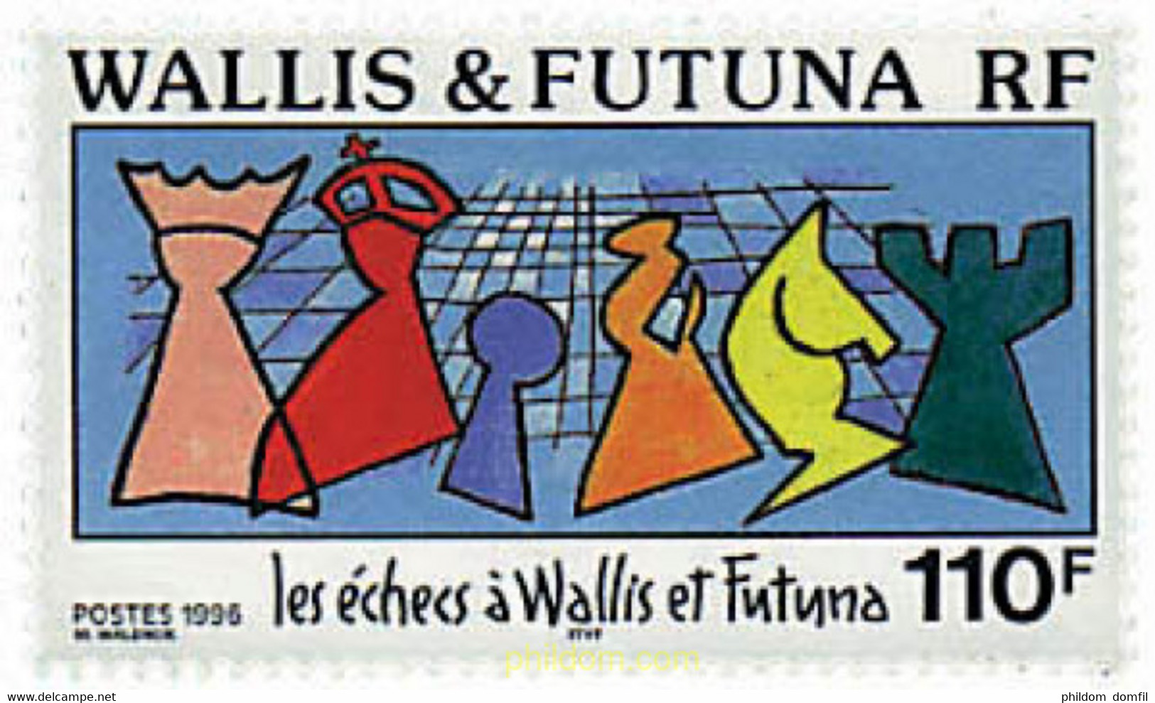 36754 MNH WALLIS Y FUTUNA 1996 AJEDREZ - Gebruikt