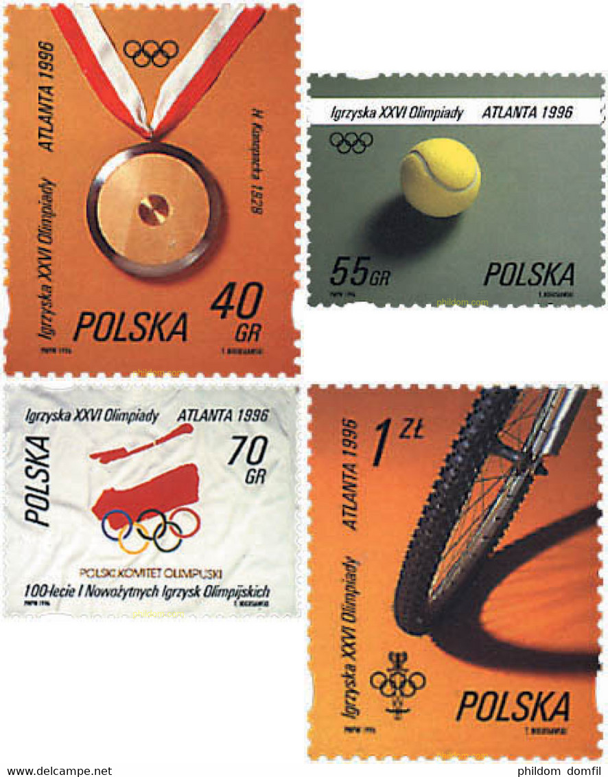 71654 MNH POLONIA 1996 26 JUEGOS OLIMPICOS VERANO ATLANTA 1996 - Unclassified