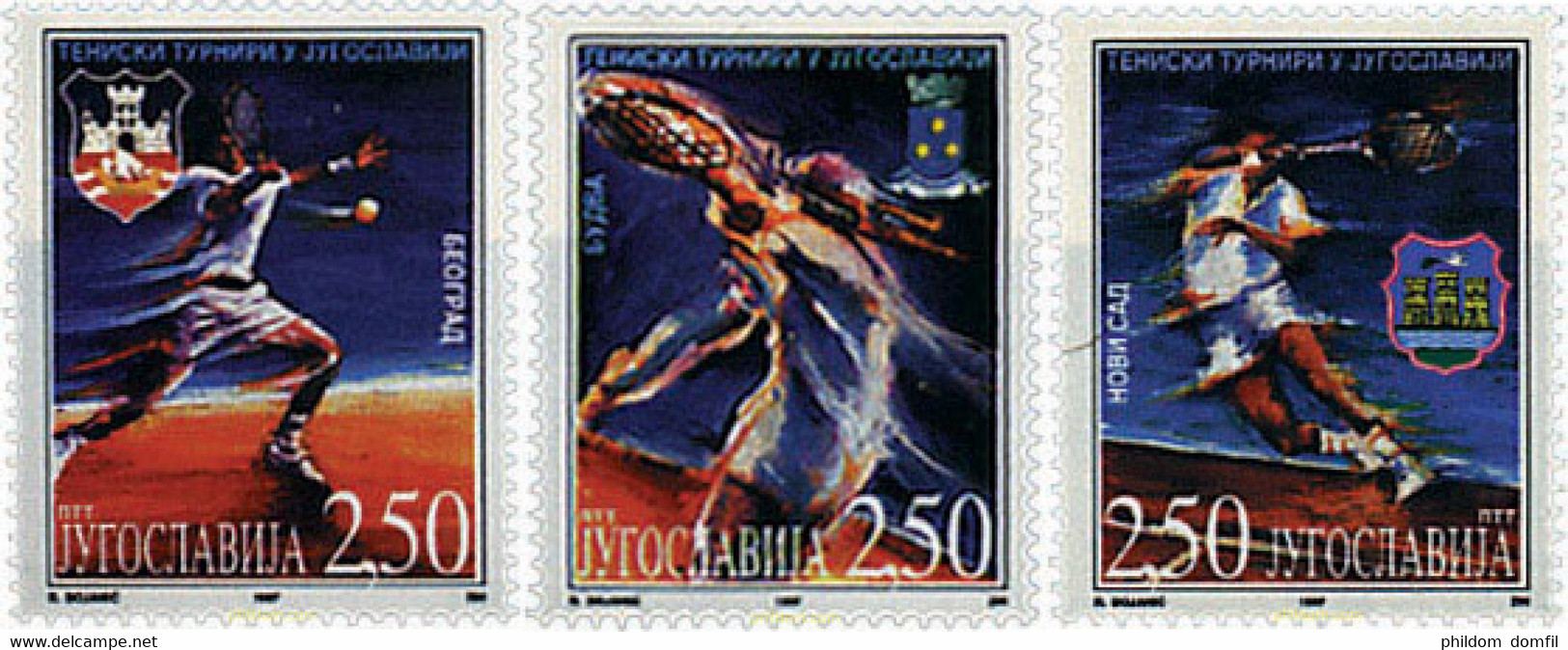 48084 MNH YUGOSLAVIA 1997 TORNEO DE TENIS EN YUGOSLAVIA - Usati