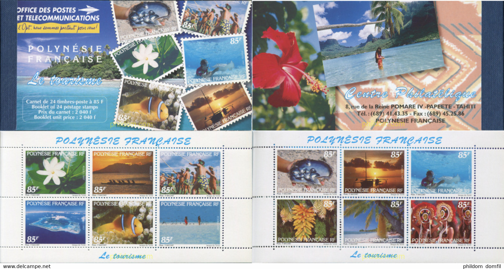 1761 MNH POLINESIA FRANCESA 1997 TURISMO - Gebruikt