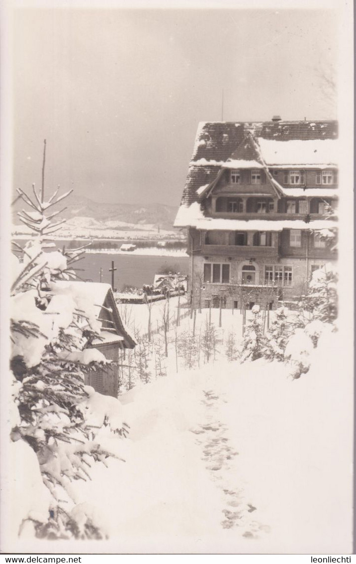 AK: 1931 Pension Ländli Im Winter, Gelaufen, - Hotels & Restaurants