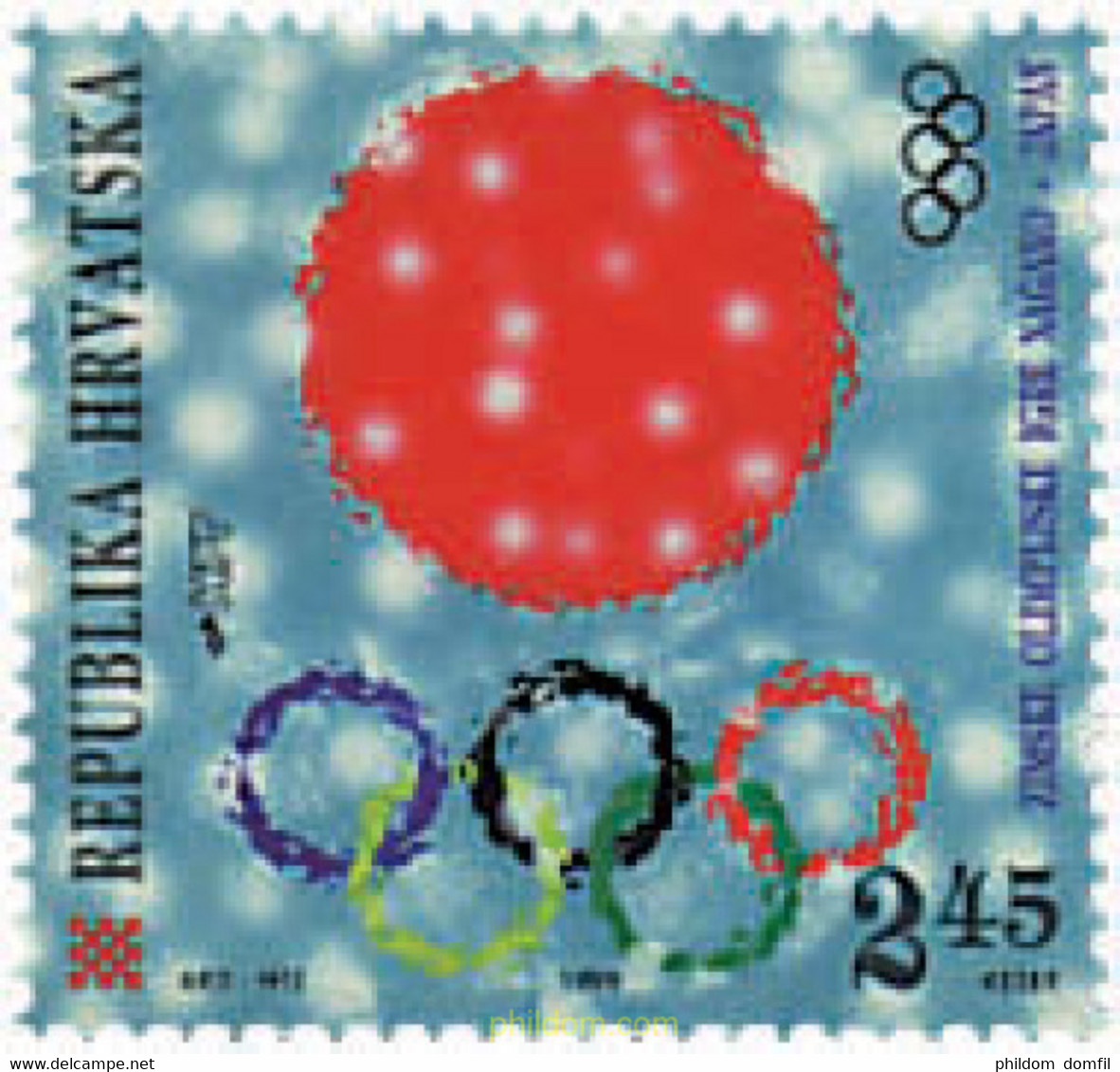 70717 MNH CROACIA 1998 18 JUEGOS OLIMPICOS DE INVIERNO NAGANO 1998 - Winter 1998: Nagano