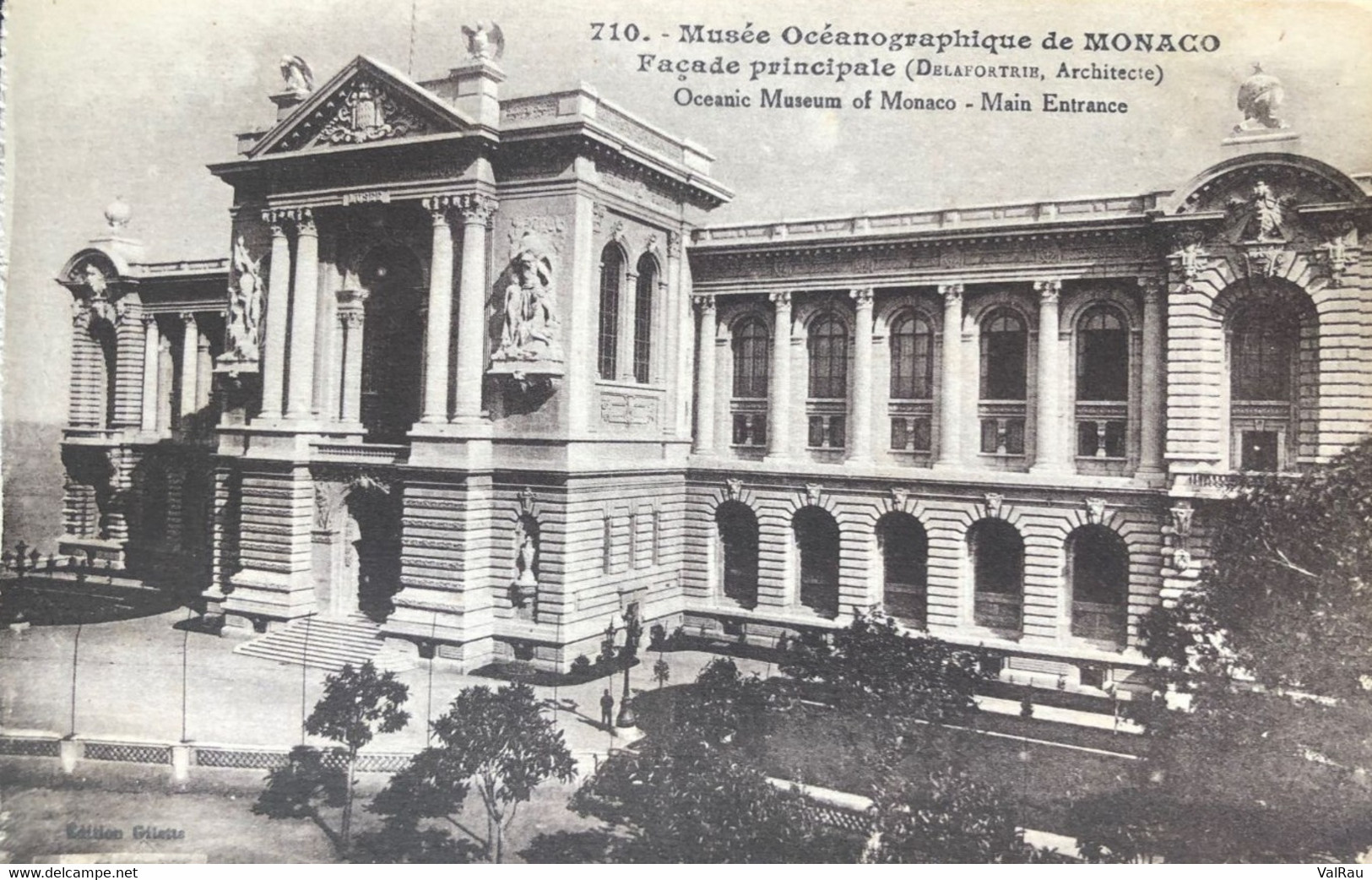 Monaco - Musée Océanographique, Façade Principale - Musée Océanographique