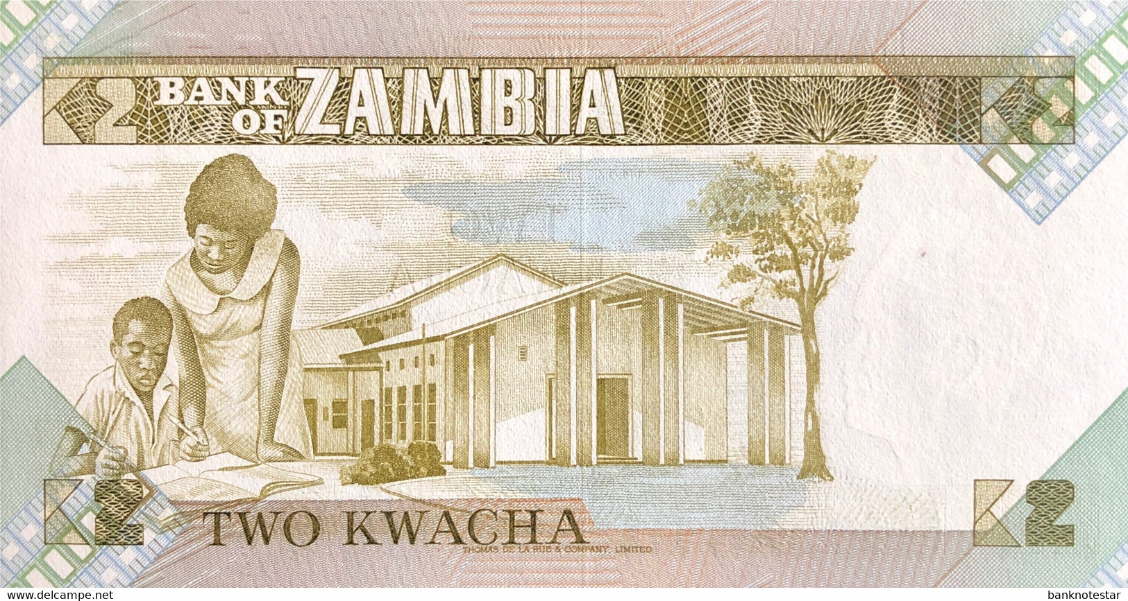 Zambia 2 Kwacha, P-24a (1980) - UNC - Signature 5 - Zambie