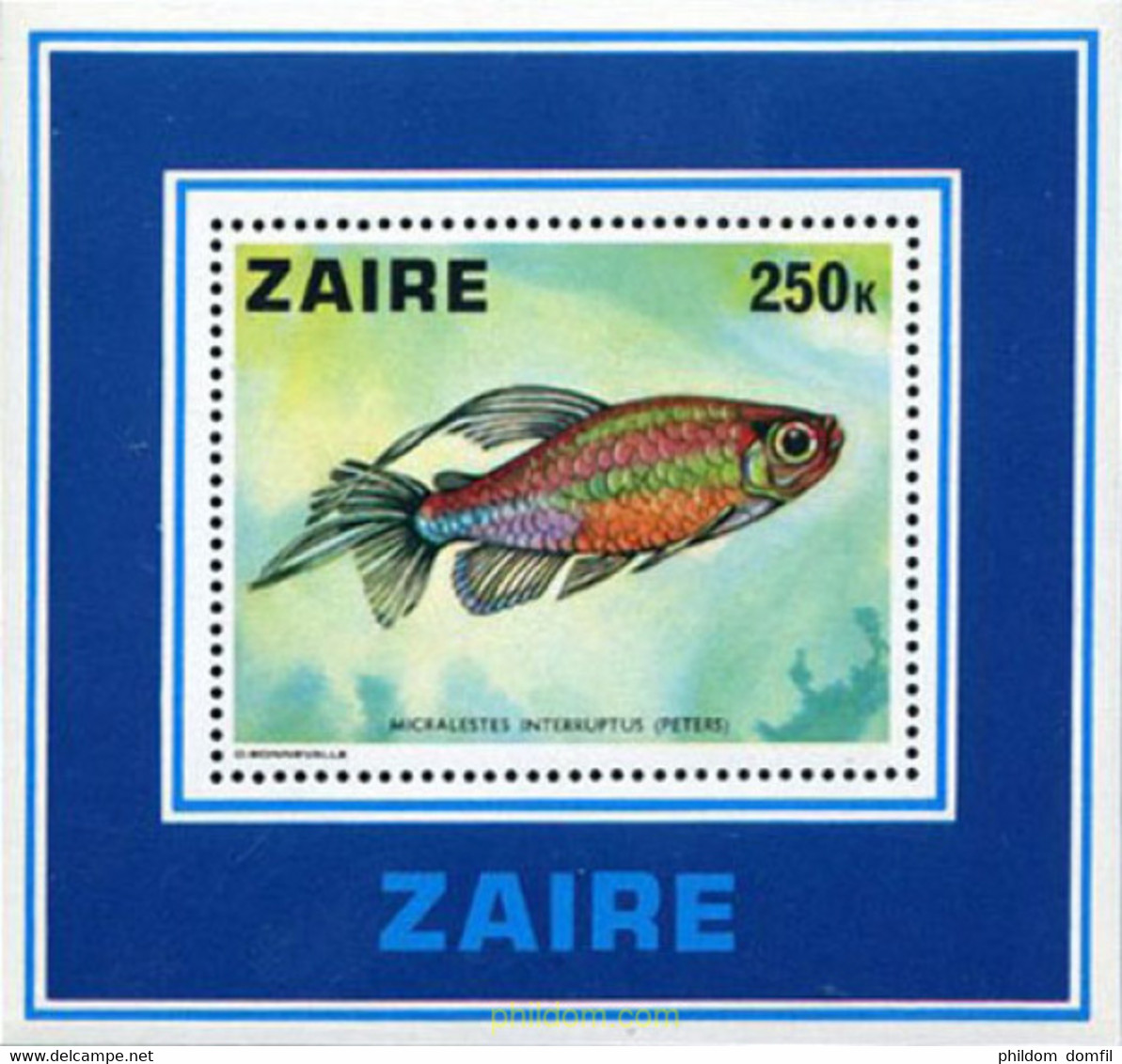 34294 MNH ZAIRE 1978 PECES - 1971-1979