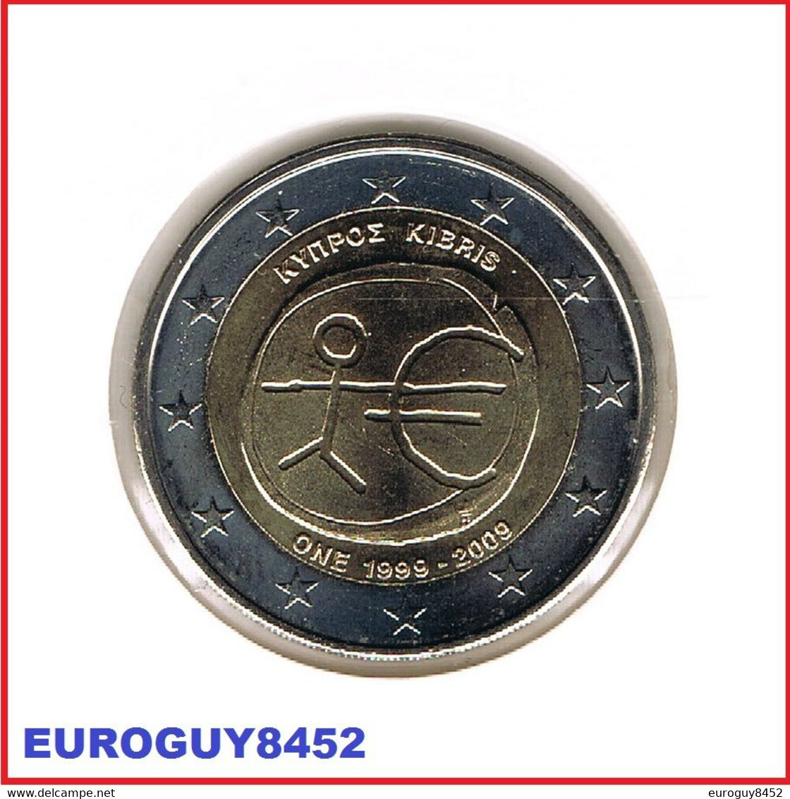 CYPRUS - 2 € 2009 UNC - EUROPESE MONETAIRE UNIE - Chypre