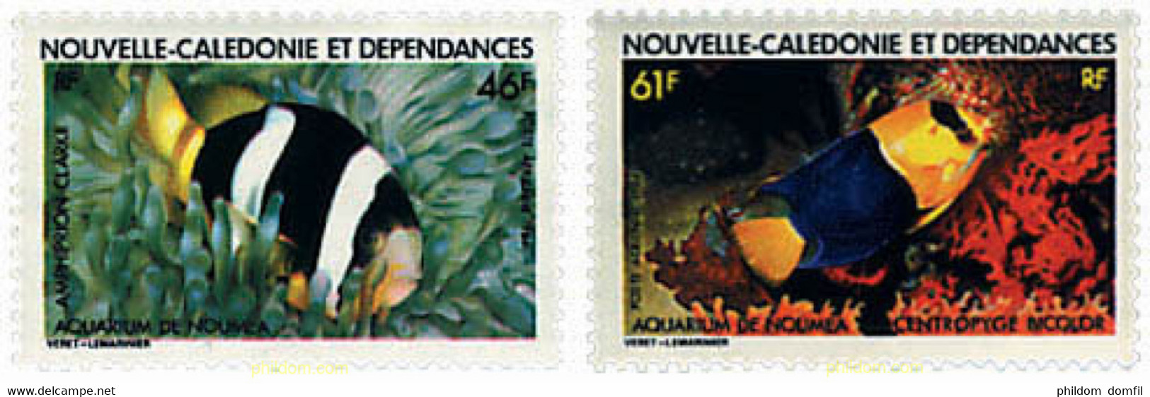 44506 MNH NUEVA CALEDONIA 1984 ACUARIO DE NOUMEA - Oblitérés