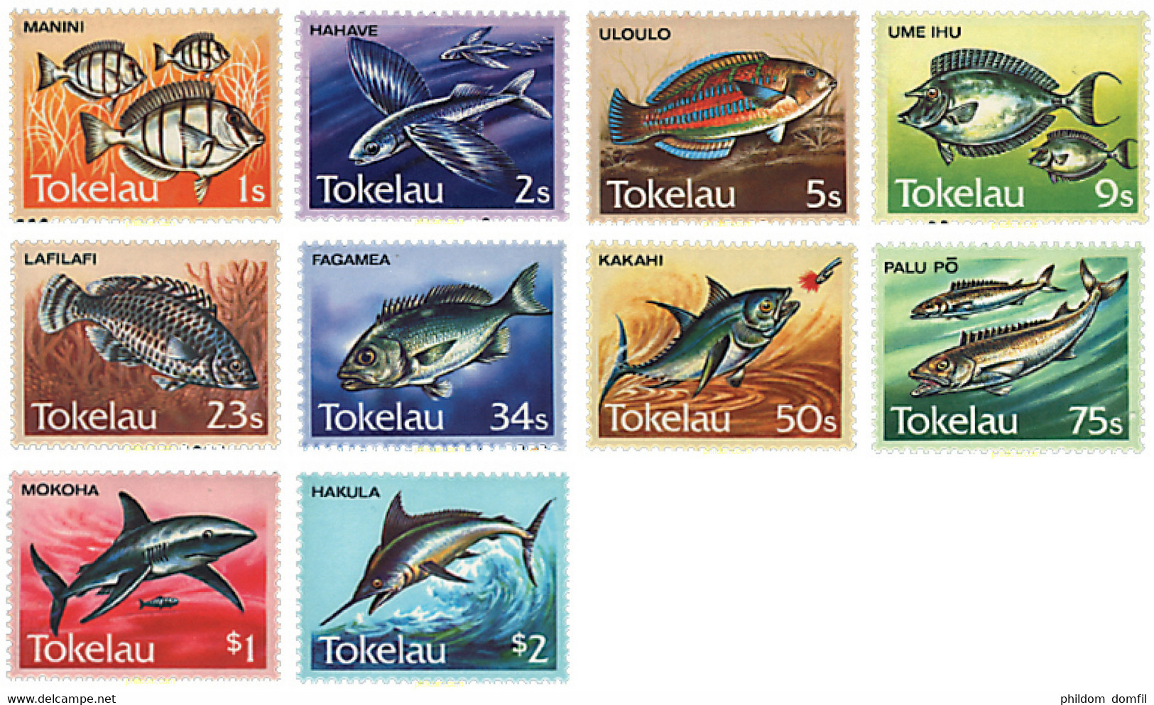 45600 MNH TOKELAU 1984 PECES - Tokelau