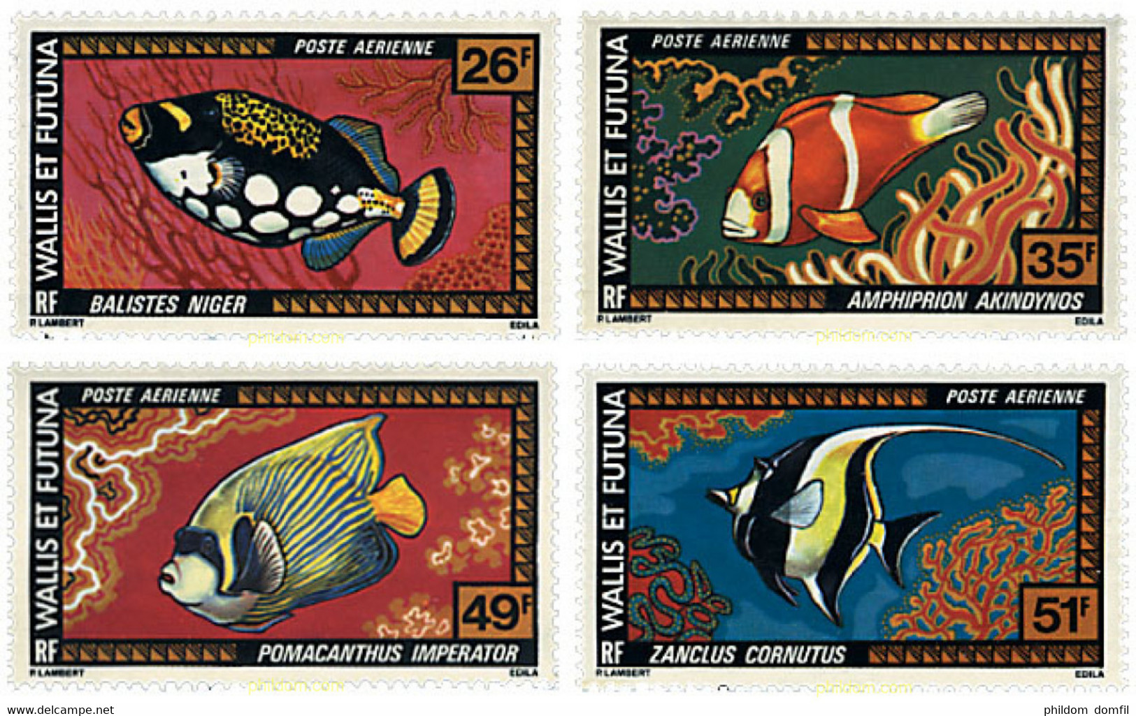 36724 MNH WALLIS Y FUTUNA 1978 PECES - Oblitérés