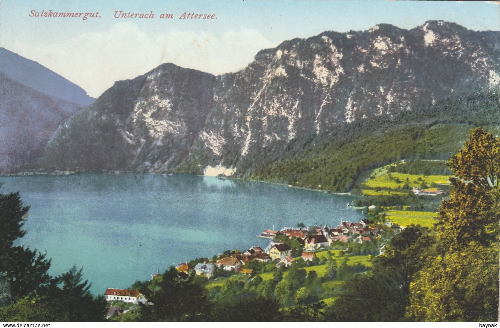 O.O.105  --   SALZKAMMERGUT  --  UNTERACH   AM  ATTERSEE - Attersee-Orte