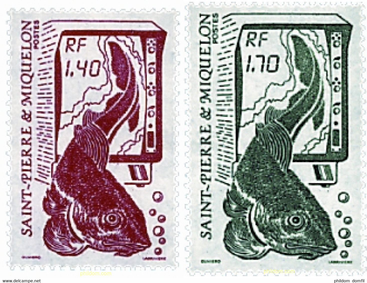 36491 MNH SAN PEDRO Y MIQUELON 1989 PECES - Used Stamps