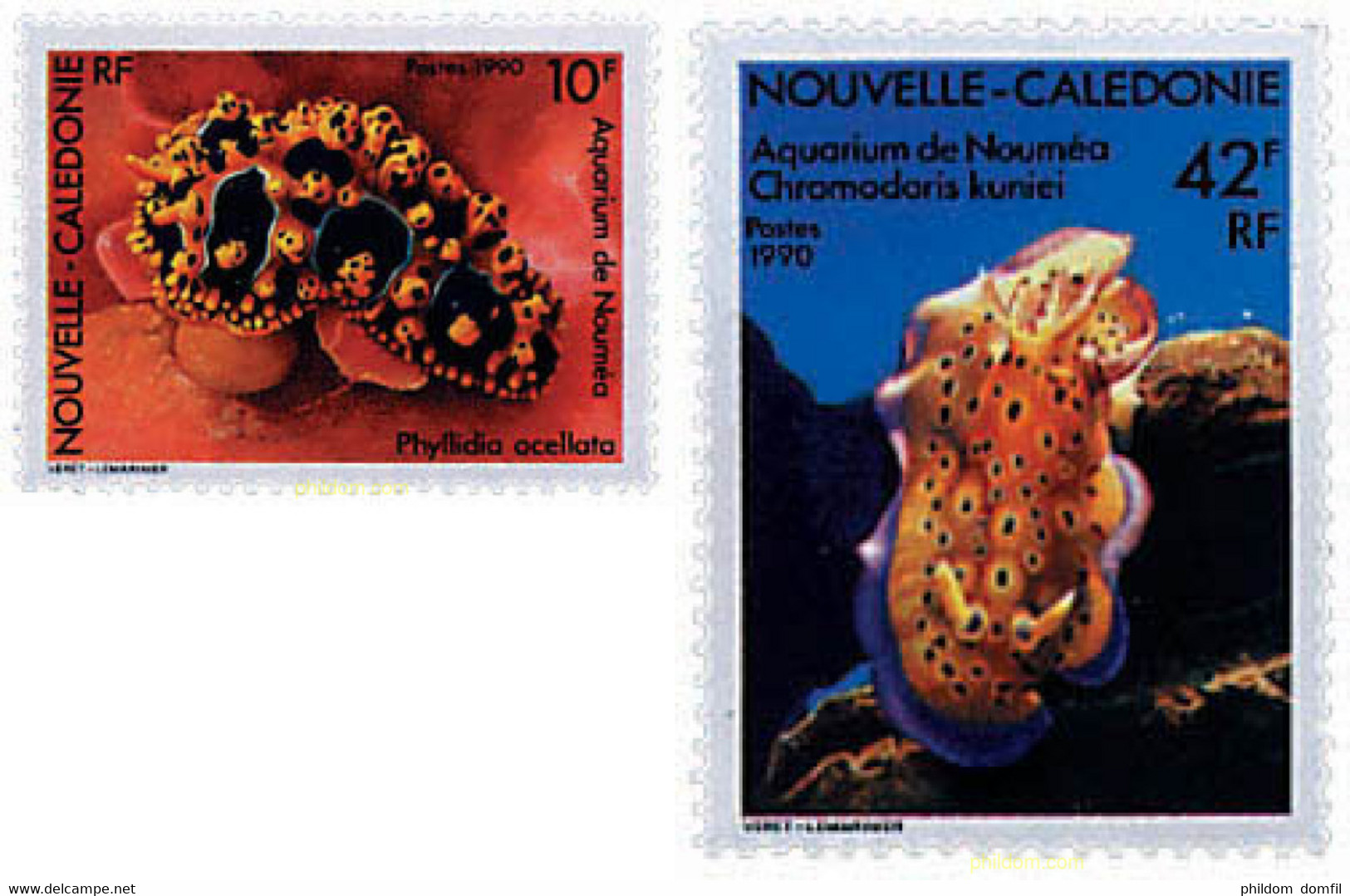 44545 MNH NUEVA CALEDONIA 1990 ACUARIO DE NOUMEA - Oblitérés