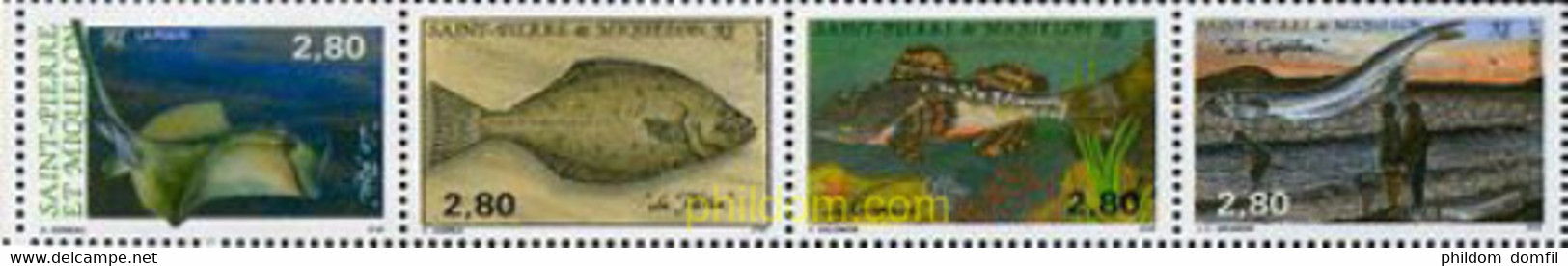 162051 MNH SAN PEDRO Y MIQUELON 1993 PECES - Used Stamps