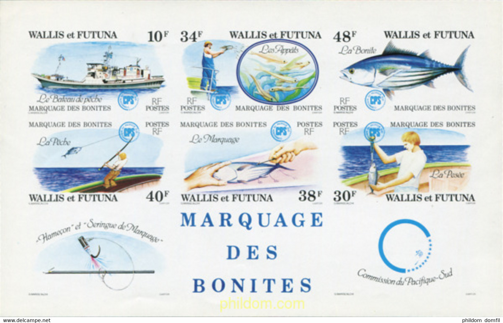 119108 MNH WALLIS Y FUTUNA 1979 MARCA DEL BONITO - Oblitérés