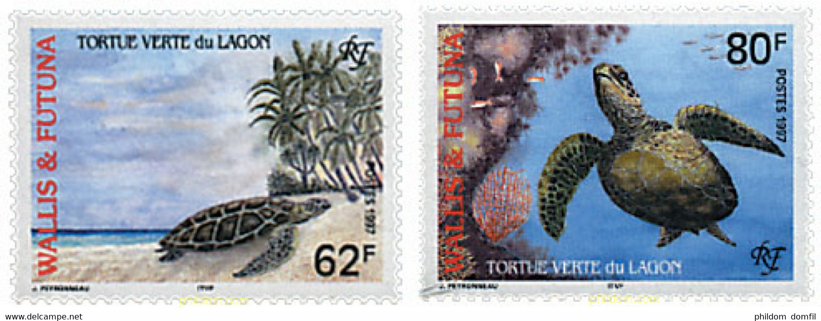 36757 MNH WALLIS Y FUTUNA 1997 TORTUGAS MARINAS - Gebruikt