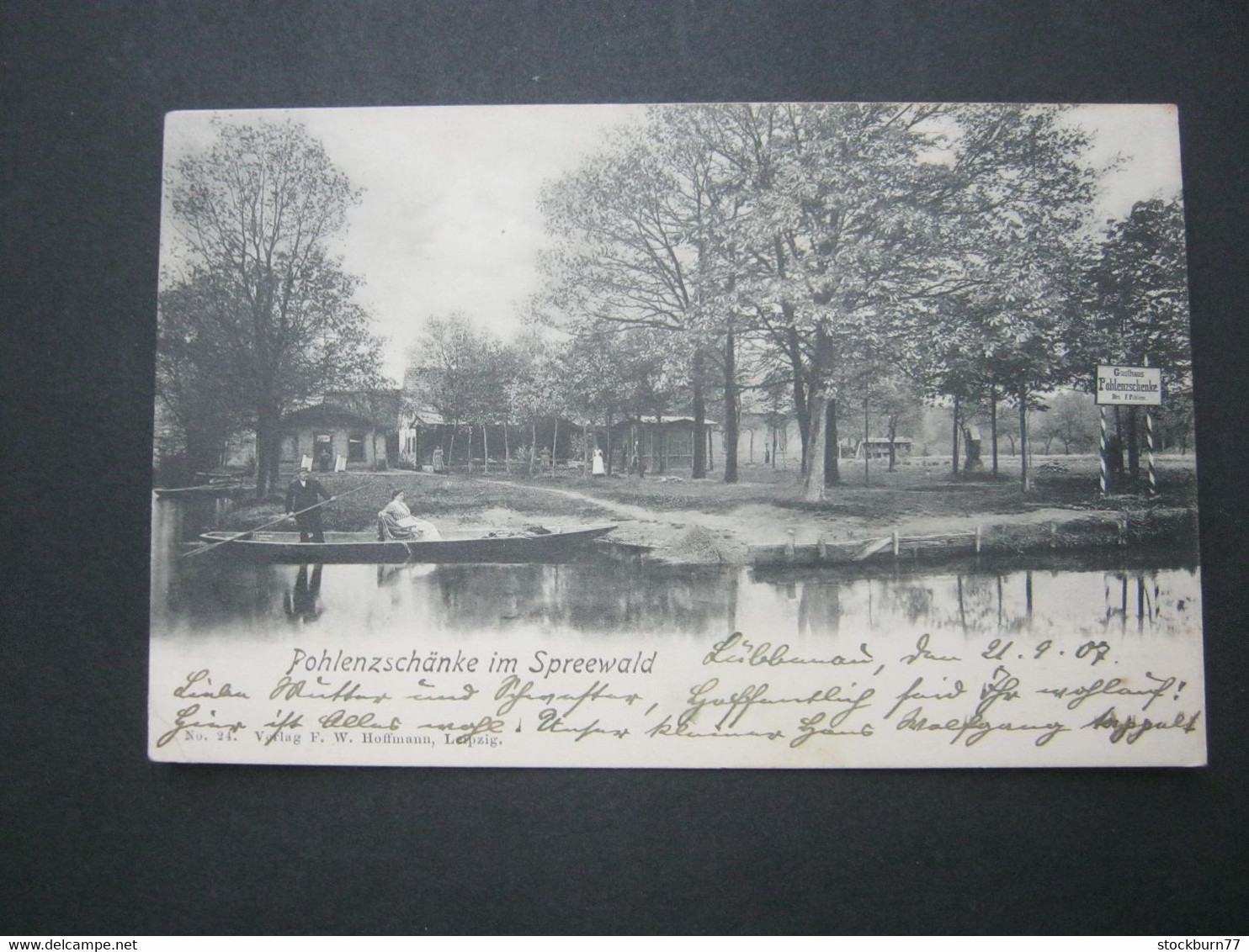 LÜBBENAU ,  Gasthof  , Schöne Karte Um 1907 - Luebben (Spreewald)