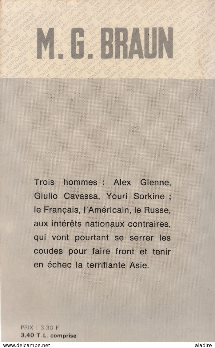 M G BRAUN - Horizon Rouge - Espionnage - Collection Fleuve Noir N° 611 - 1967 - Fleuve Noir