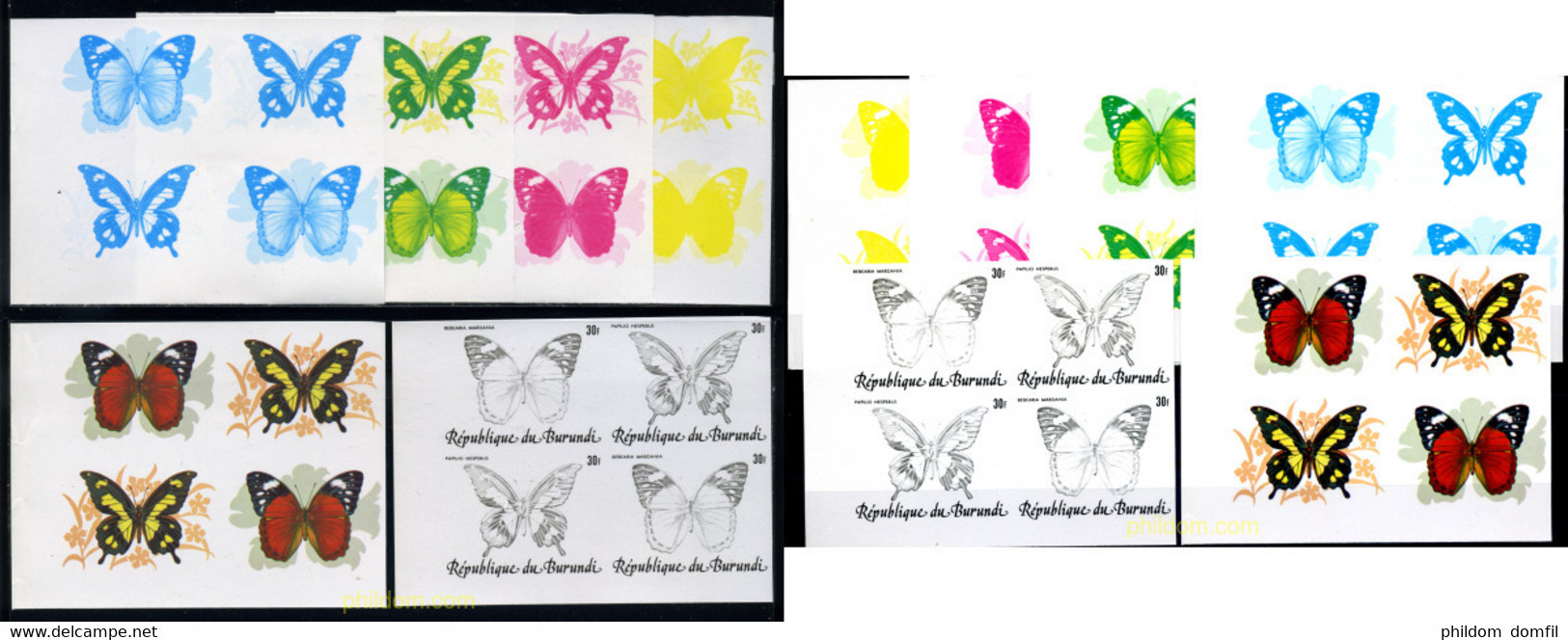 206243 MNH BURUNDI 1984 MARIPOSAS - Ungebraucht