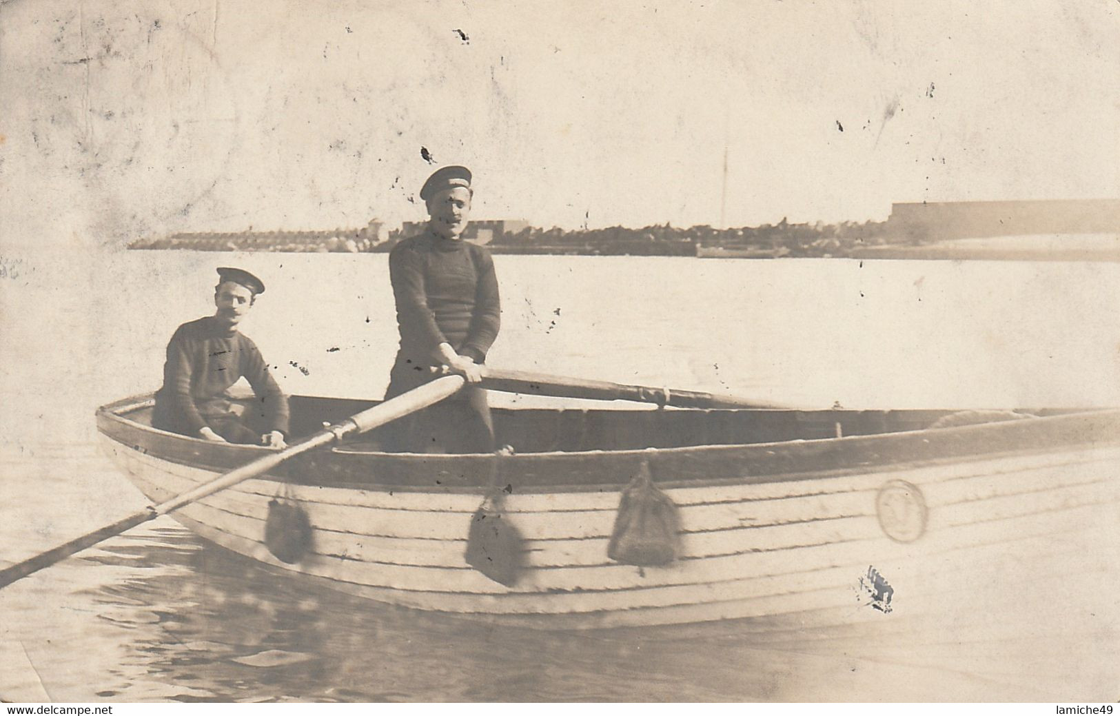 CARTE PHOTO à Situer San Remo 1912 ? Marin Port Barque Timbre 10 Italia - San Remo