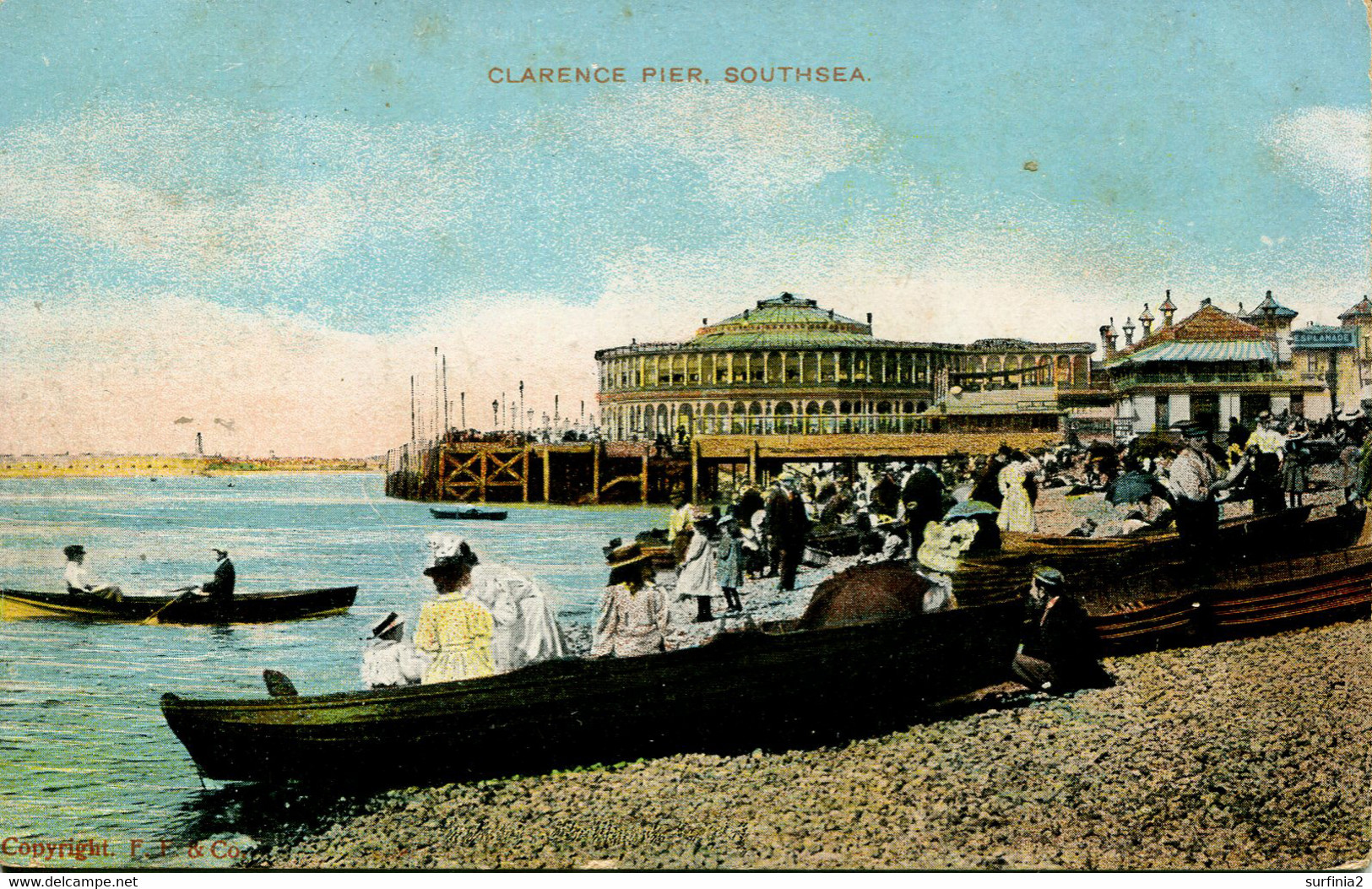 HANTS - SOUTHSEA - CLARENCE PIER 1910 Ha595 - Southsea