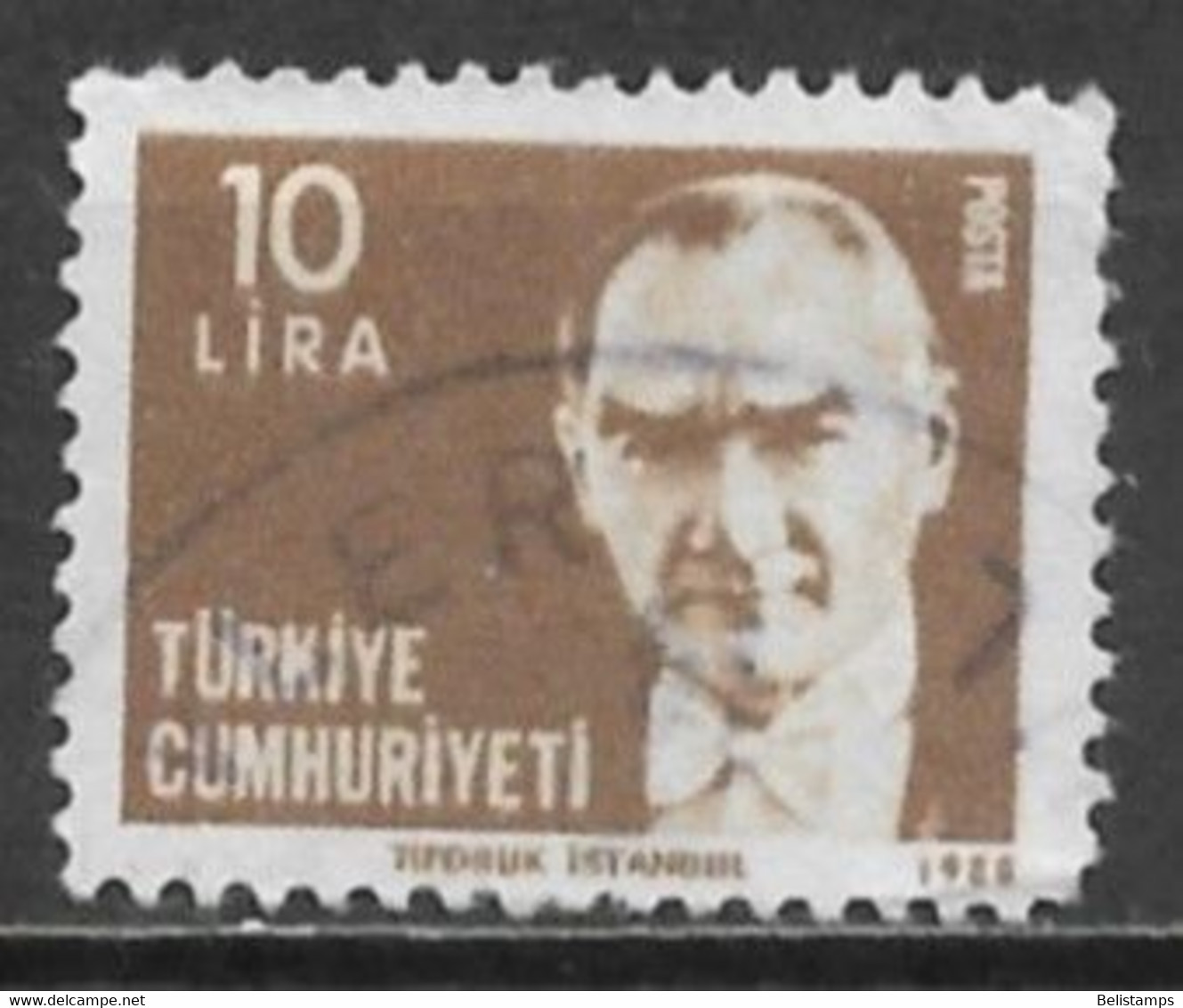 Turkey 1980. Scott #2137A (U) Kemal Ataturk - Usados