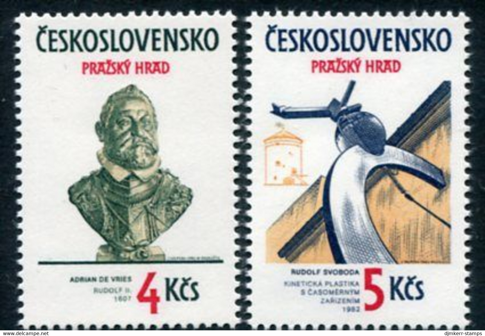 CZECHOSLOVAKIA 1983 Prague Castle MNH / **.  Michel 2721-22 - Unused Stamps