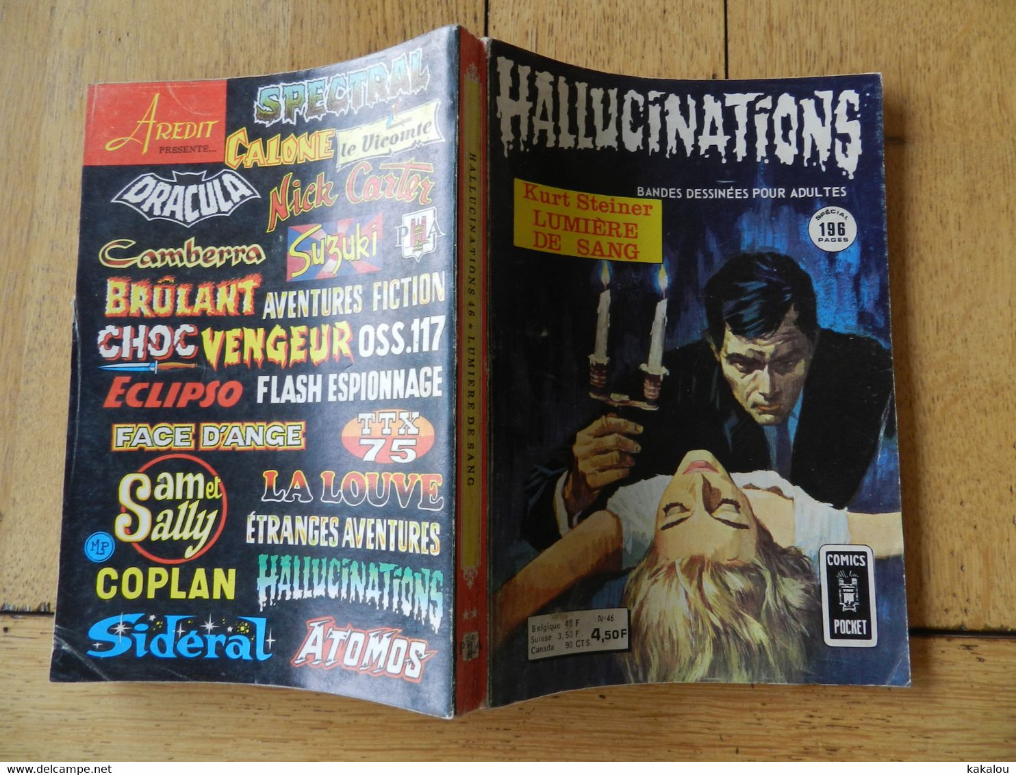 COMICS POCKET / HALLUCINATIONS  / N° 46 /1975 - Hallucination