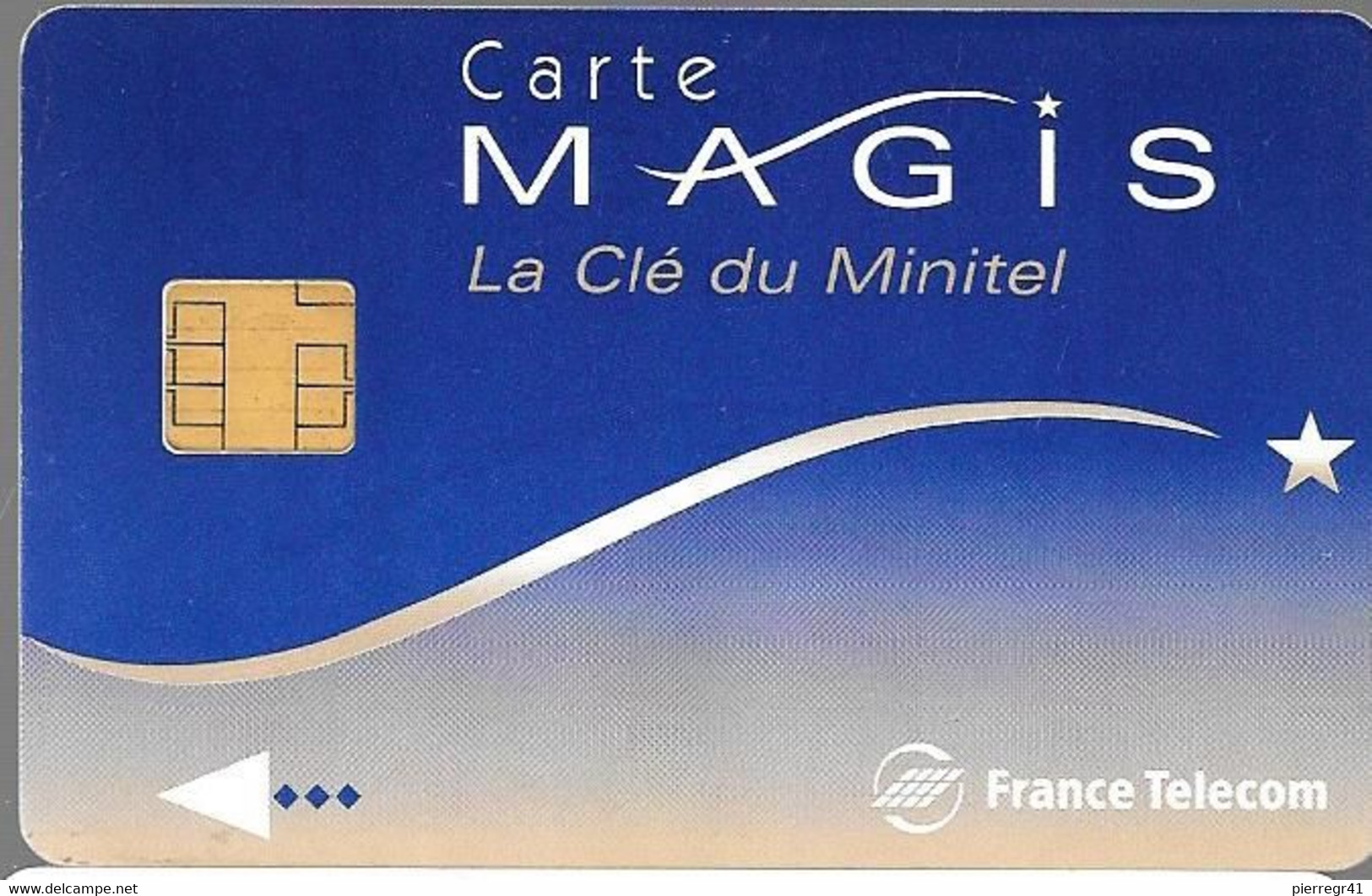 CARTE-PUCE-FT-MAGIS-CLE DU MINITEL-UTILISE -TBE - RARE - Other & Unclassified