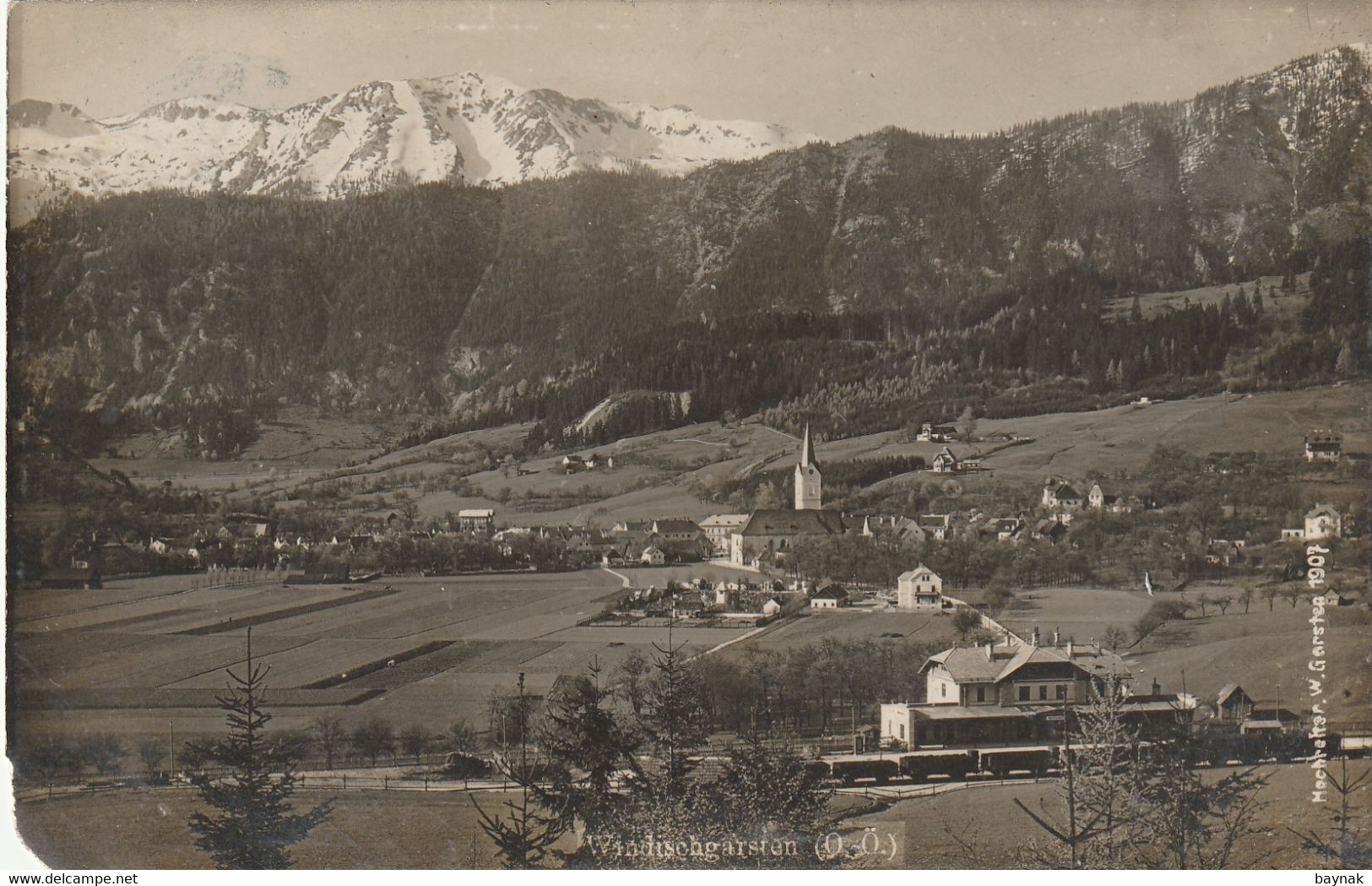 O.O.130  --   WINDISCHGARSTEN  --  BAHNHOF  --  1907  --  PHOTOCARD - Windischgarsten