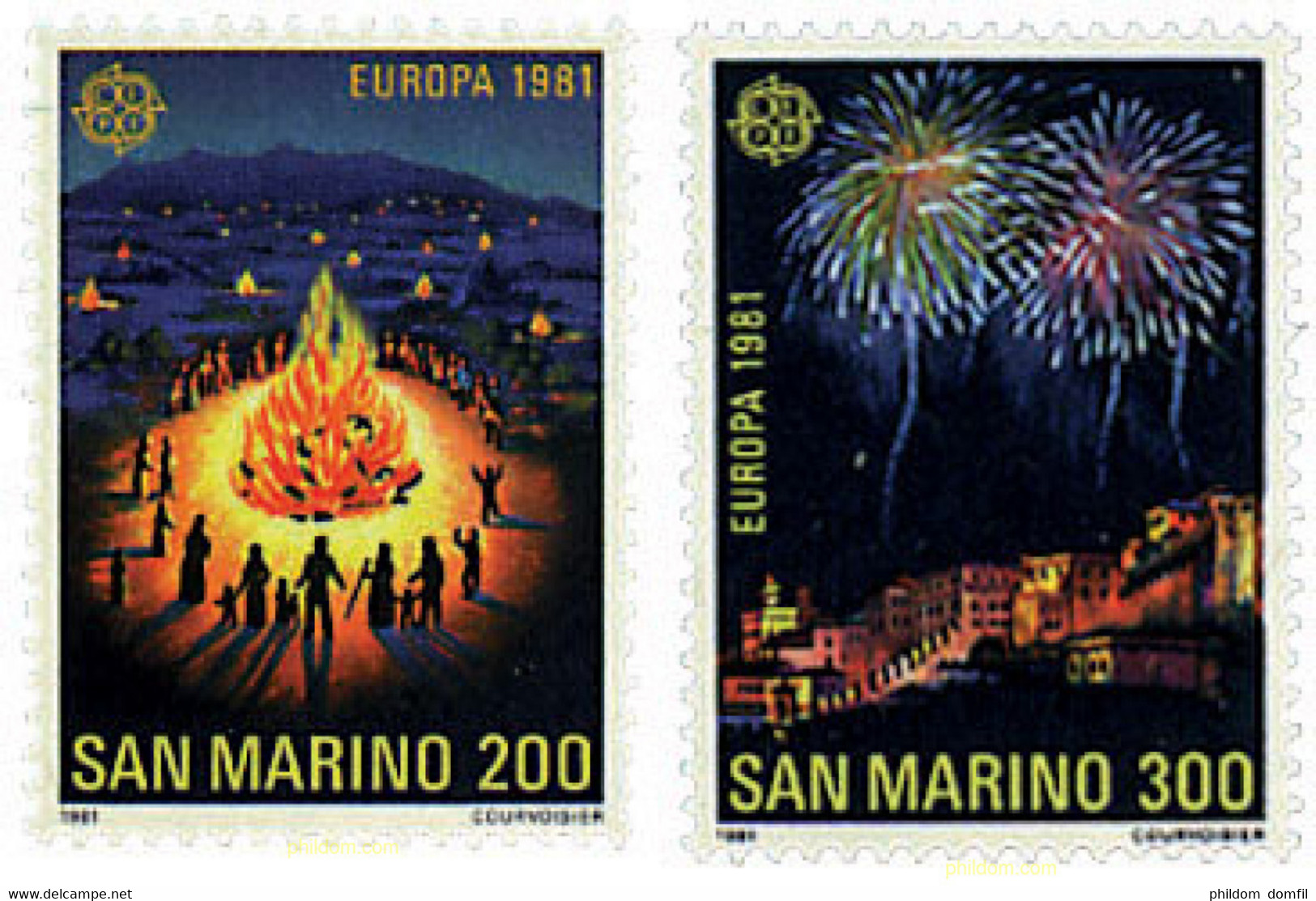 62469 MNH SAN MARINO 1981 EUROPA CEPT. FOLCLORE - Gebraucht