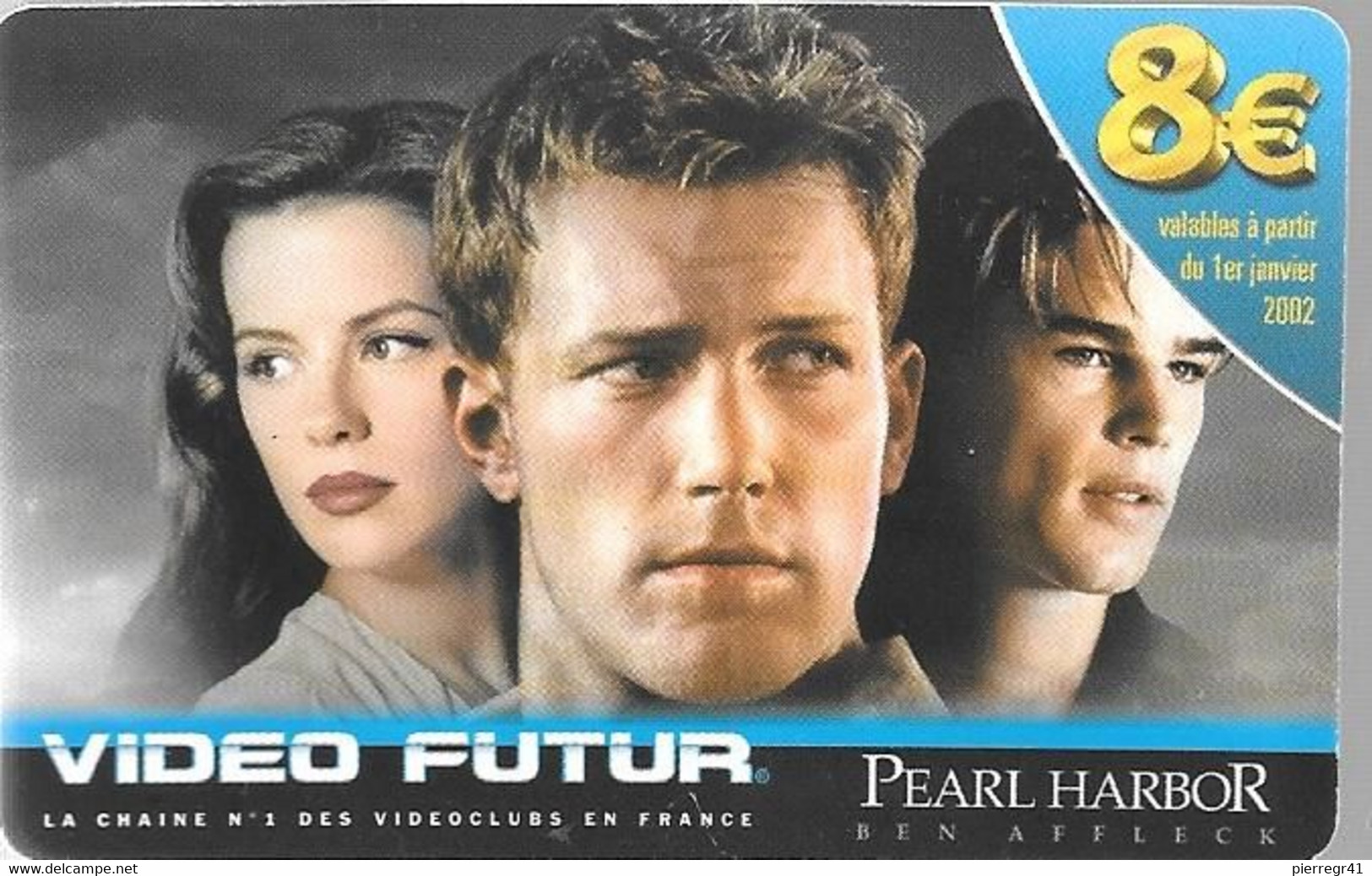 CARTE-VIDEO FUTUR-8€ PEARL HARBOR 2002-TBE - - Abbonamento