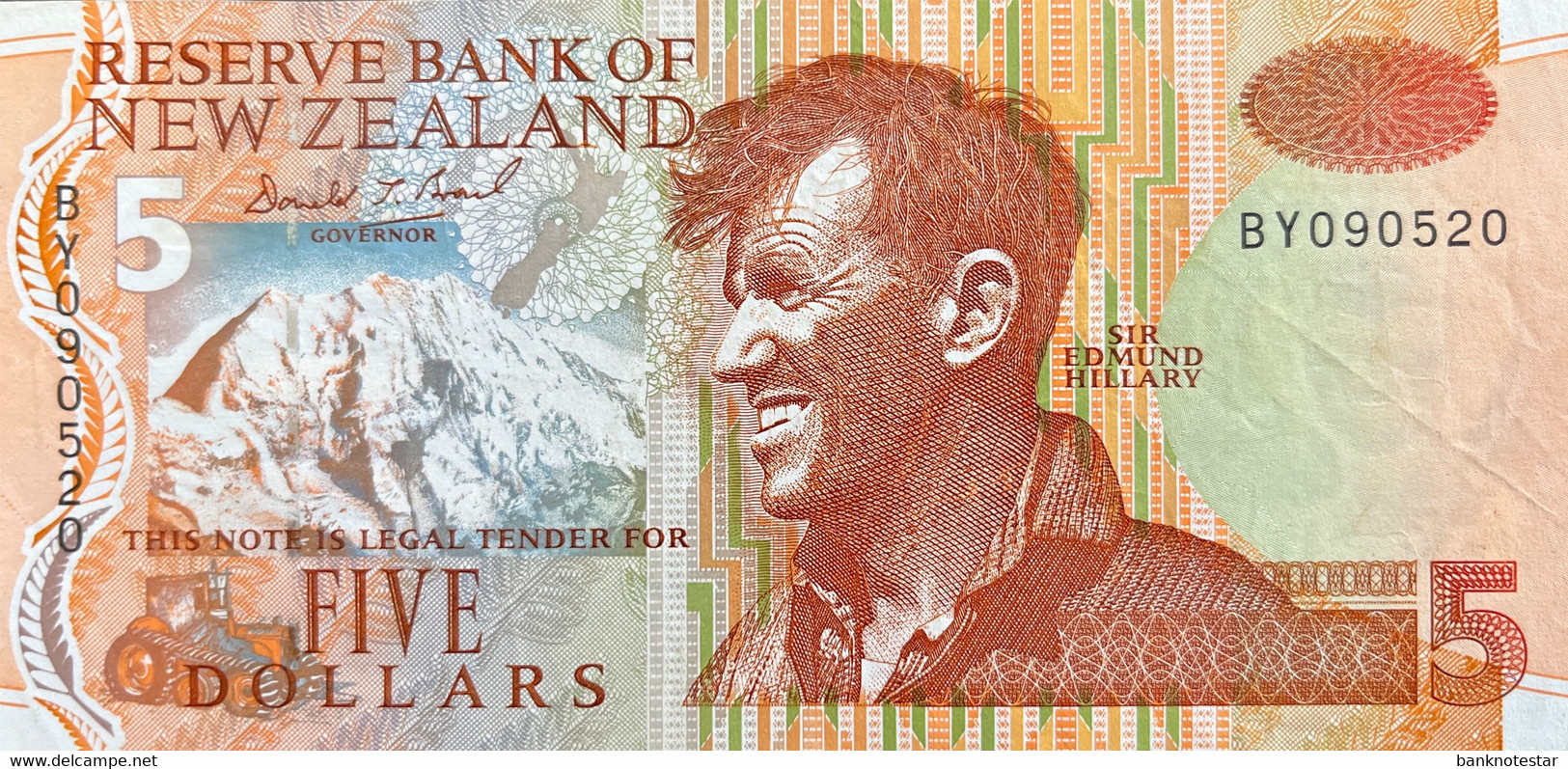 New Zealand 5 Dollars, P-177a (1992) - Extremely Fine - New Zealand