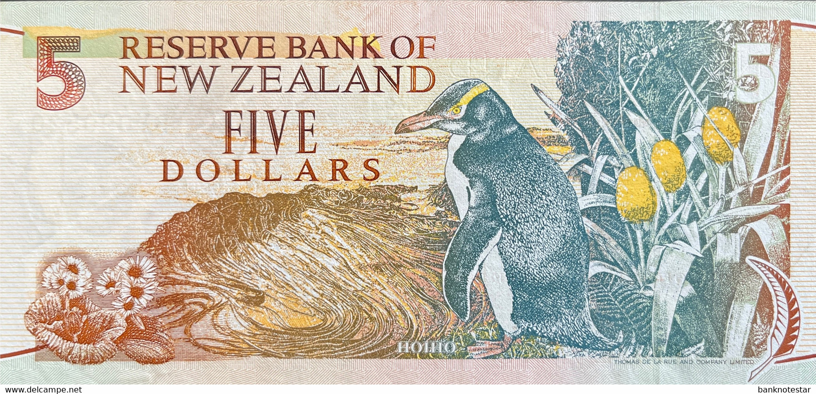 New Zealand 5 Dollars, P-177a (1992) - Extremely Fine - Nueva Zelandía