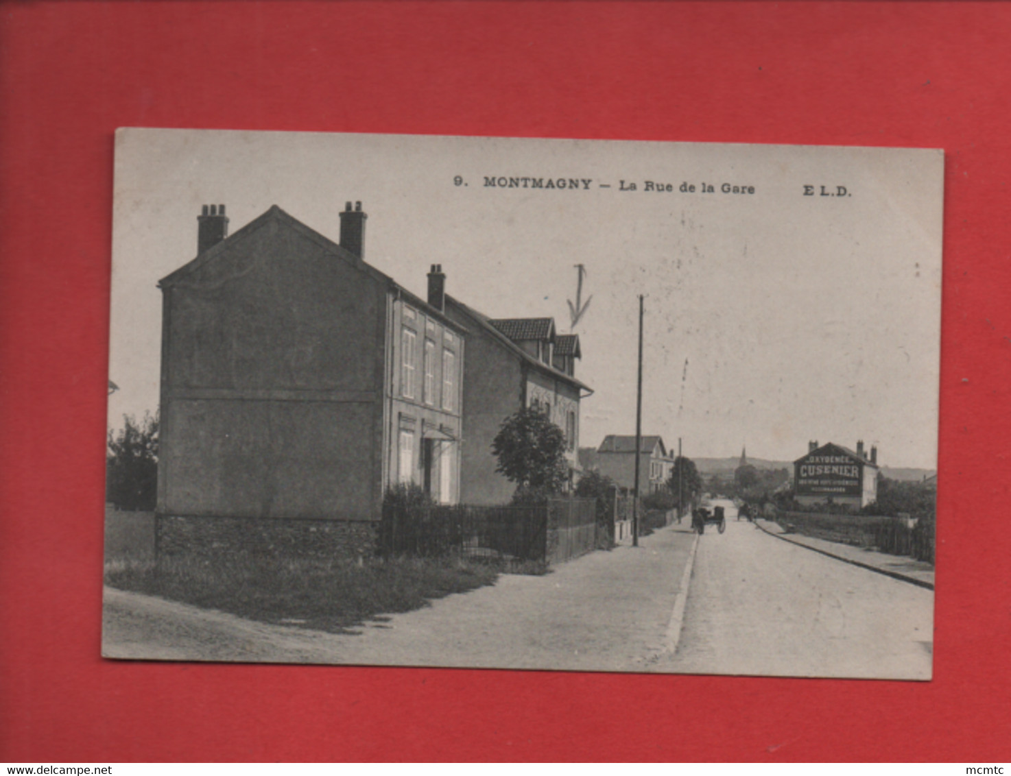 CPA -  Montmagny - La Rue De La Gare - Montmagny