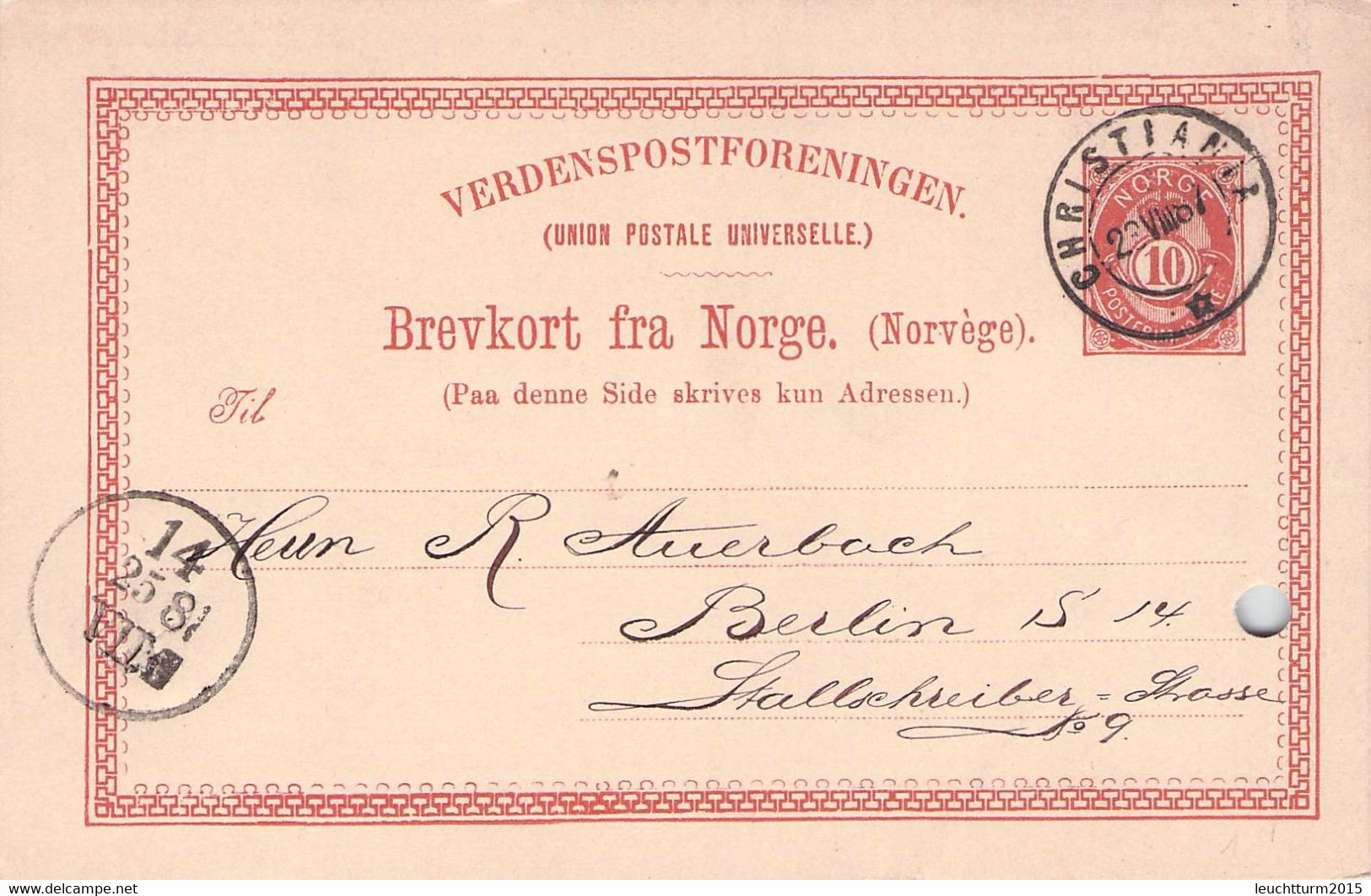 NORWAY - SMALL COLLECTION POSTAL STATIONERY 1884-1904 /GR298 - Ganzsachen