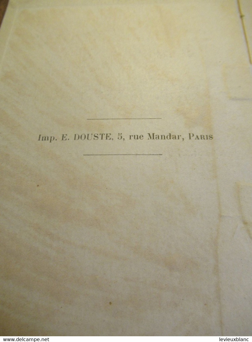 Ecole Jean-Baptiste SAY/Ecole Sup. Municipale D'Auteuil/VILLE De PARIS/ Livret De Correspondance/TURCK/1898-99   CAH338 - Diploma & School Reports