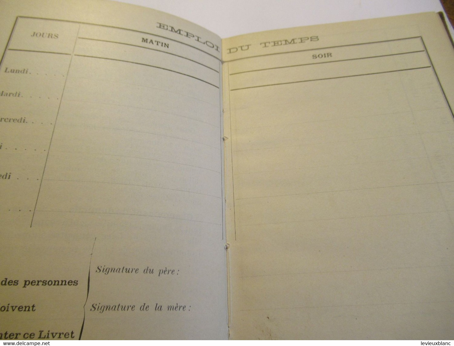 Ecole Jean-Baptiste SAY/Ecole Sup. Municipale D'Auteuil/VILLE De PARIS/ Livret De Correspondance/TURCK/1898-99   CAH338 - Diploma & School Reports