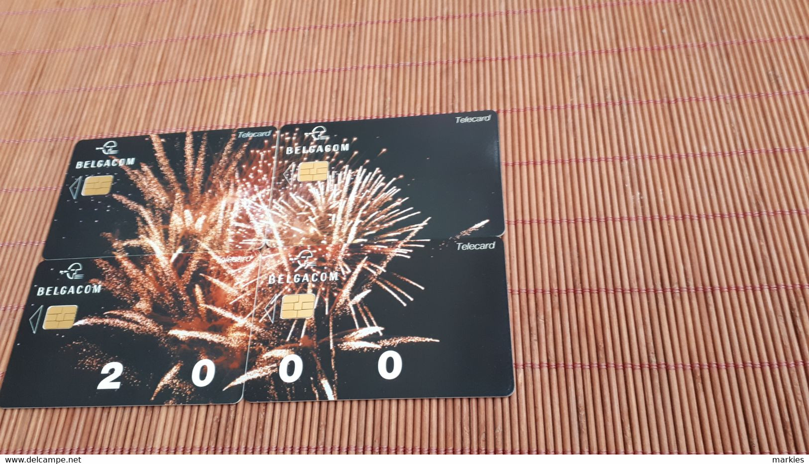 Puzzle Happy New Year 4 Phonecards  CP187-CP190 (Mint,Neuve) Only 500 EX Made  Rare - Con Chip