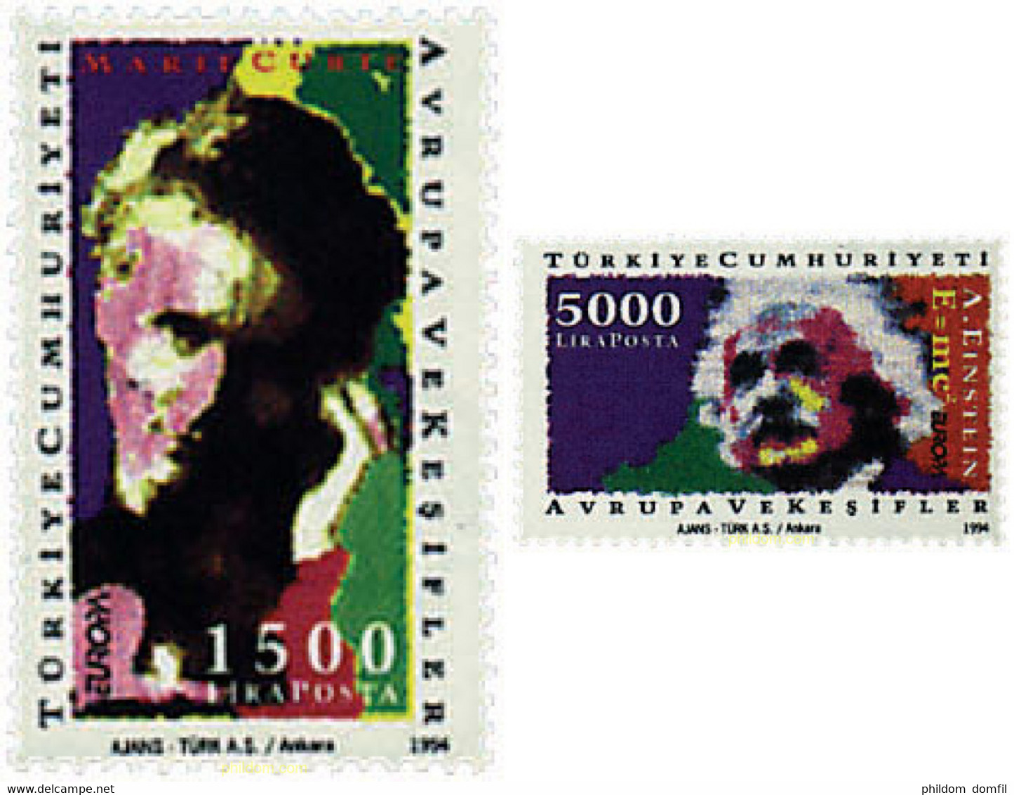 62935 MNH TURQUIA 1994 EUROPA CEPT. GRANDES DESCUBRIMIENTOS - Collezioni & Lotti