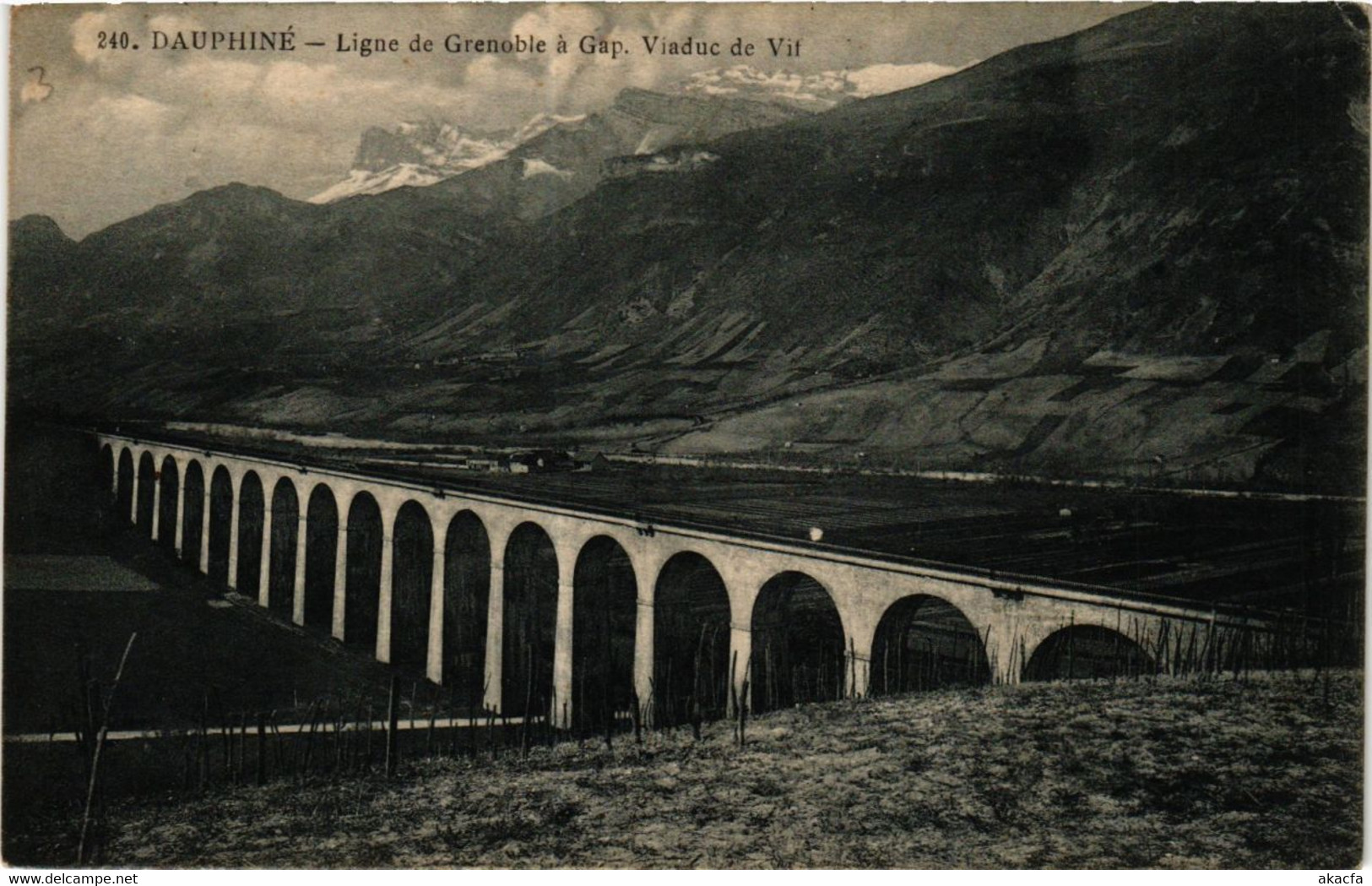 CPA Dauphiné - Ligne De GRENOBLE A GAP - Viaduc De Vif (247201) - Vif
