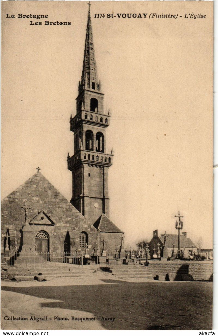 CPA La Bretagne St-Vougay - L'Église (253036) - Saint-Vougay