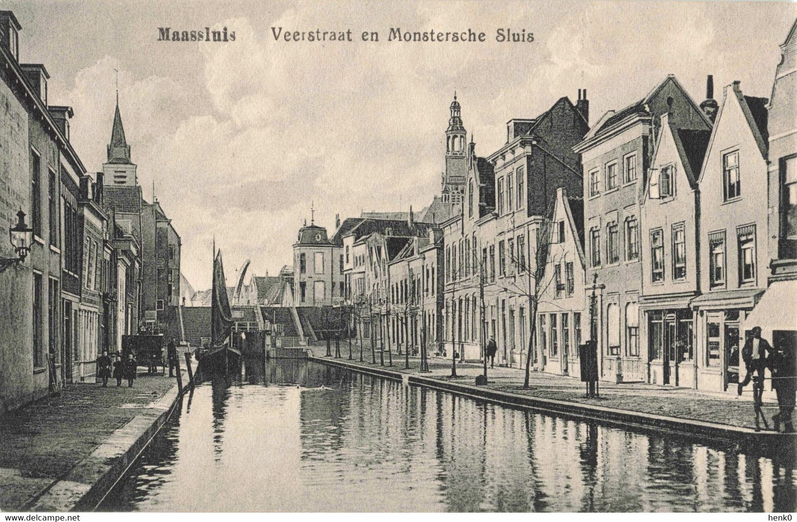 Maassluis Veerstraat En Monstersche Sluis K4938 - Maassluis