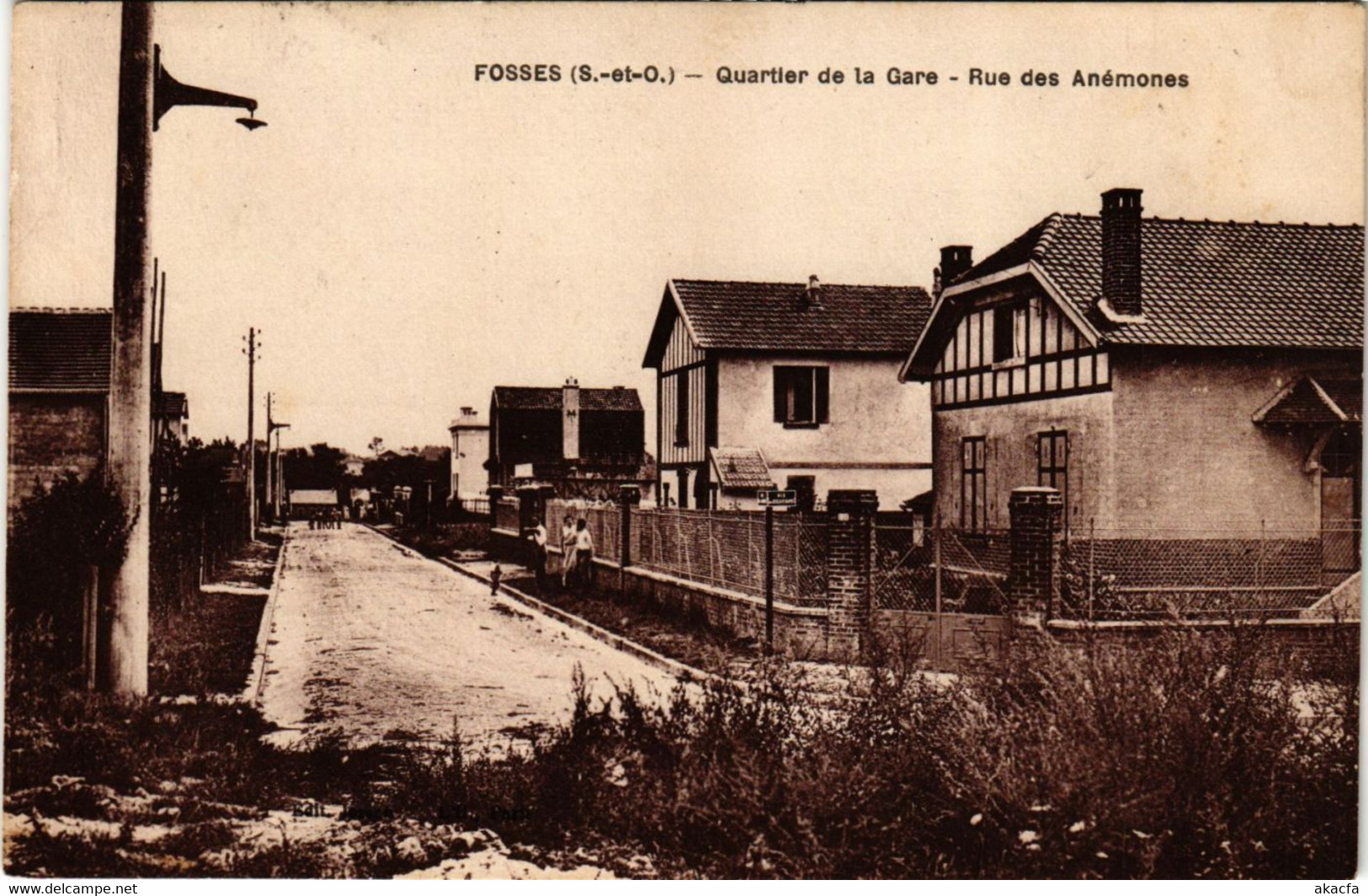 CPA Fosses (S.-et-O.) - Quartier De La Gare - Rue Des Anémones (290291) - Fosses