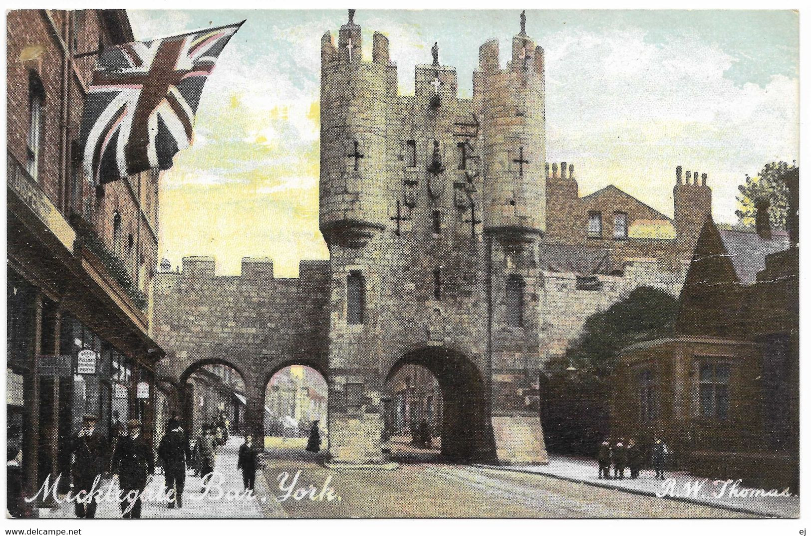 Micklegate Bar York- Unused - Shurey's Publications - R W Thomas - York