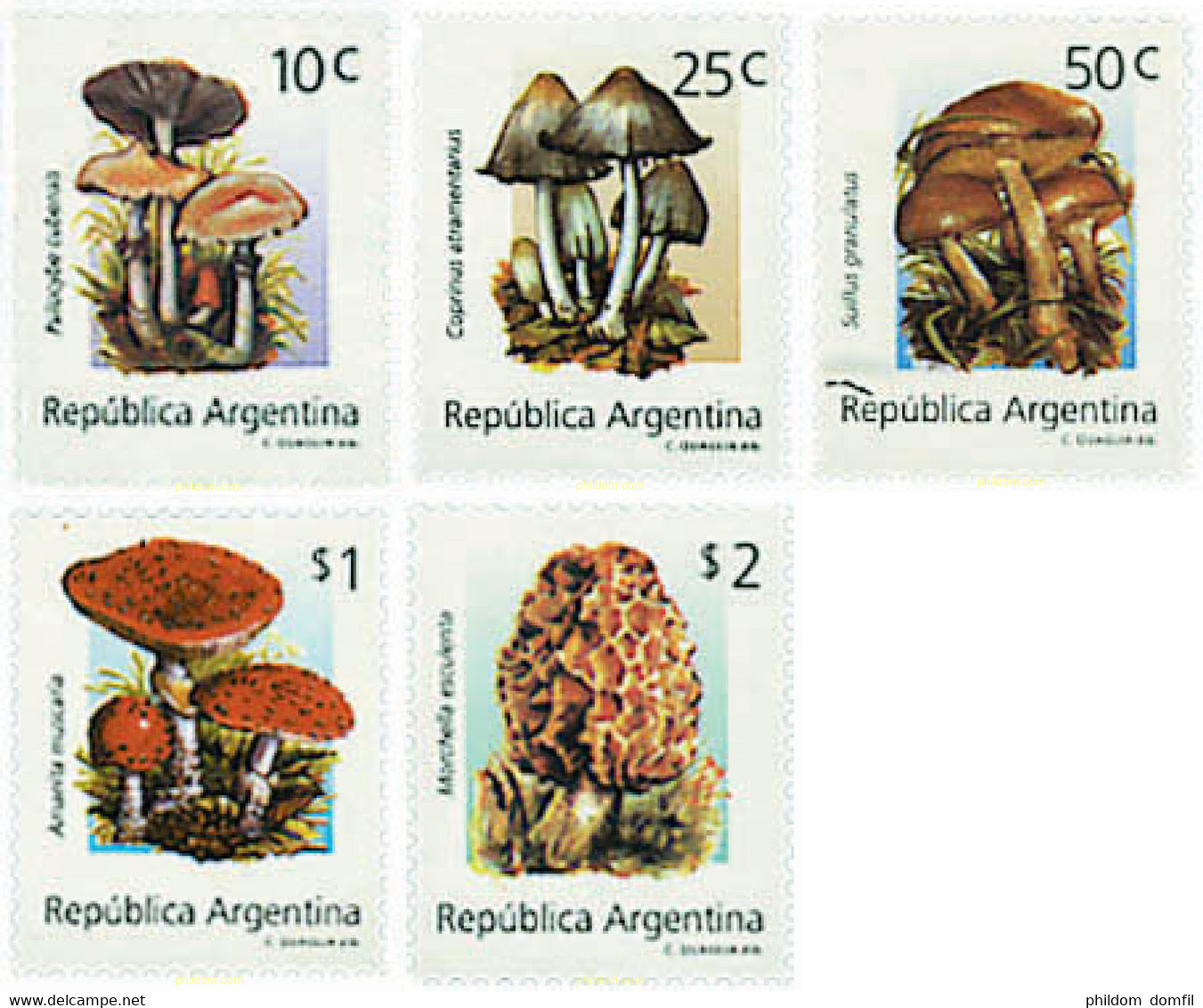 34957 MNH ARGENTINA 1994 SETAS - Gebruikt