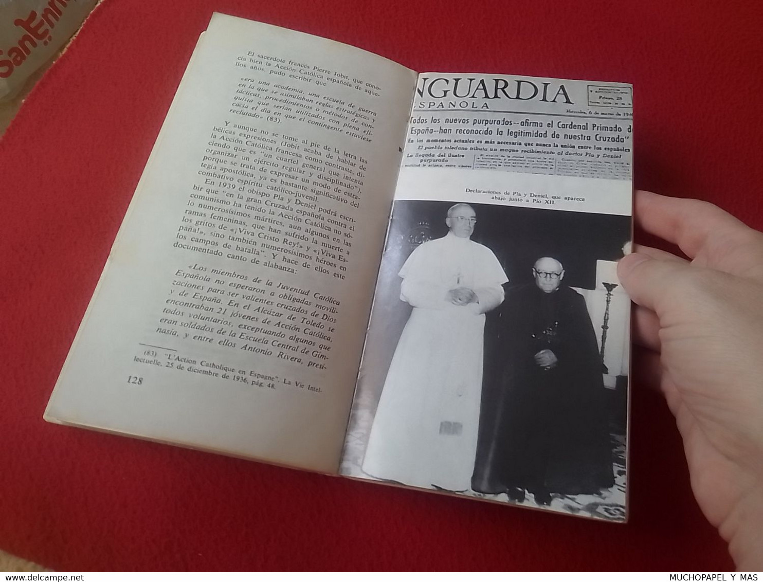 LIBRO HISTORIA SECRETA DEL FRANQUISMO DELIRIOS DE CRUZADA BERNARDINO M. HERNANDO EDICIONES 99 AÑO 1977. FRANCISCO FRANCO - Geschiedenis & Kunst